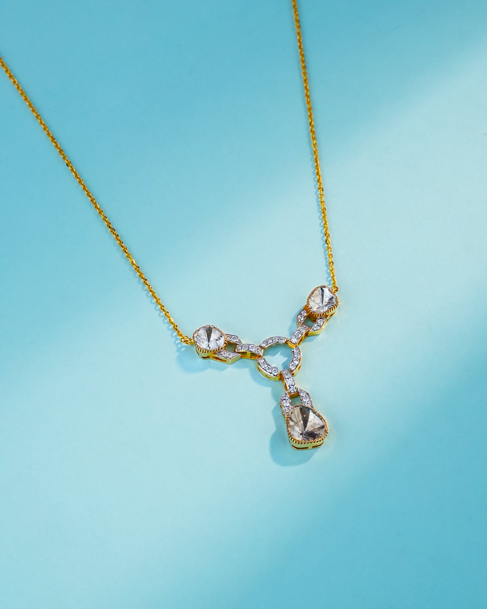 Vibha Polki And Diamond Pendant
