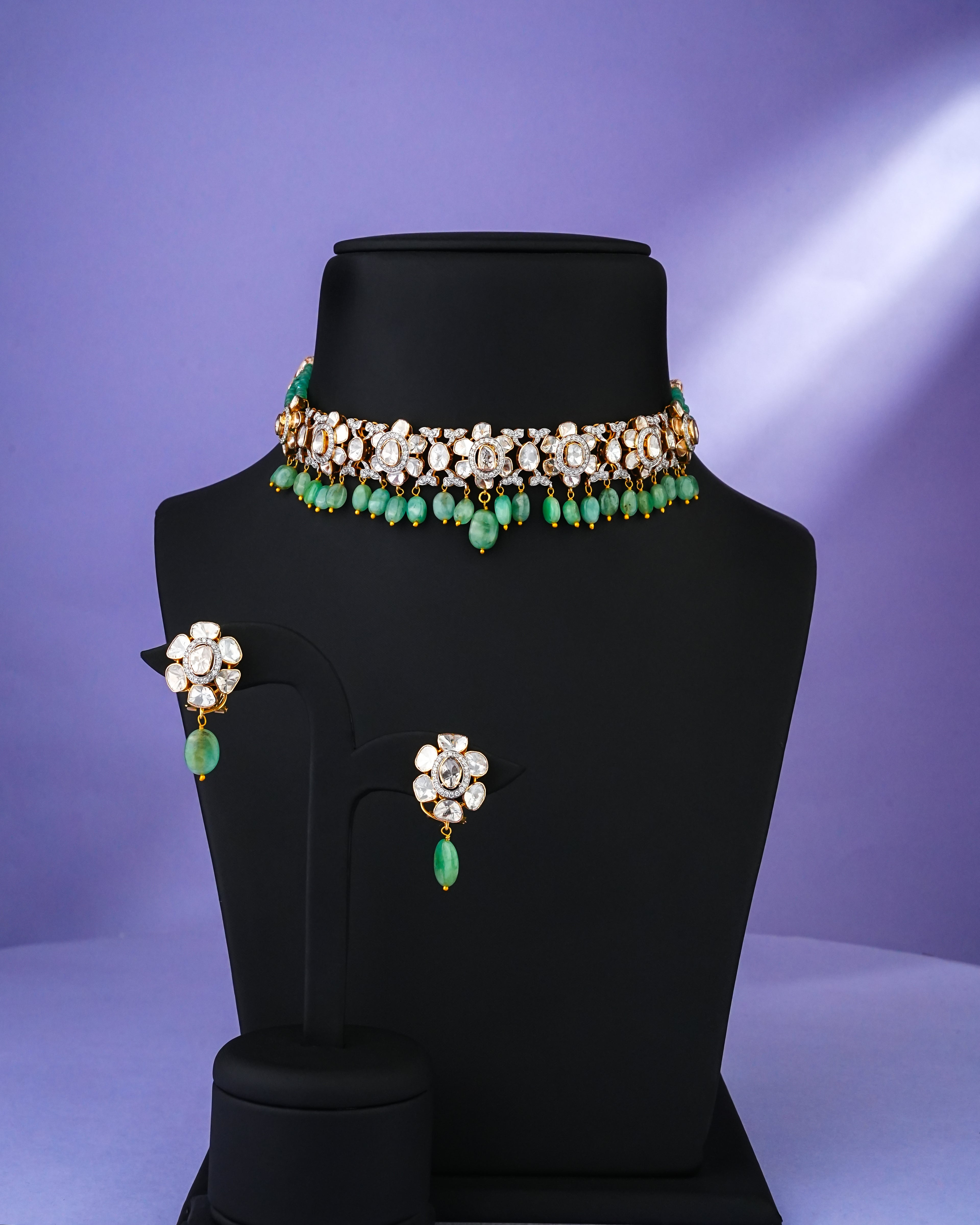 Eleanor Polki And Diamond Choker