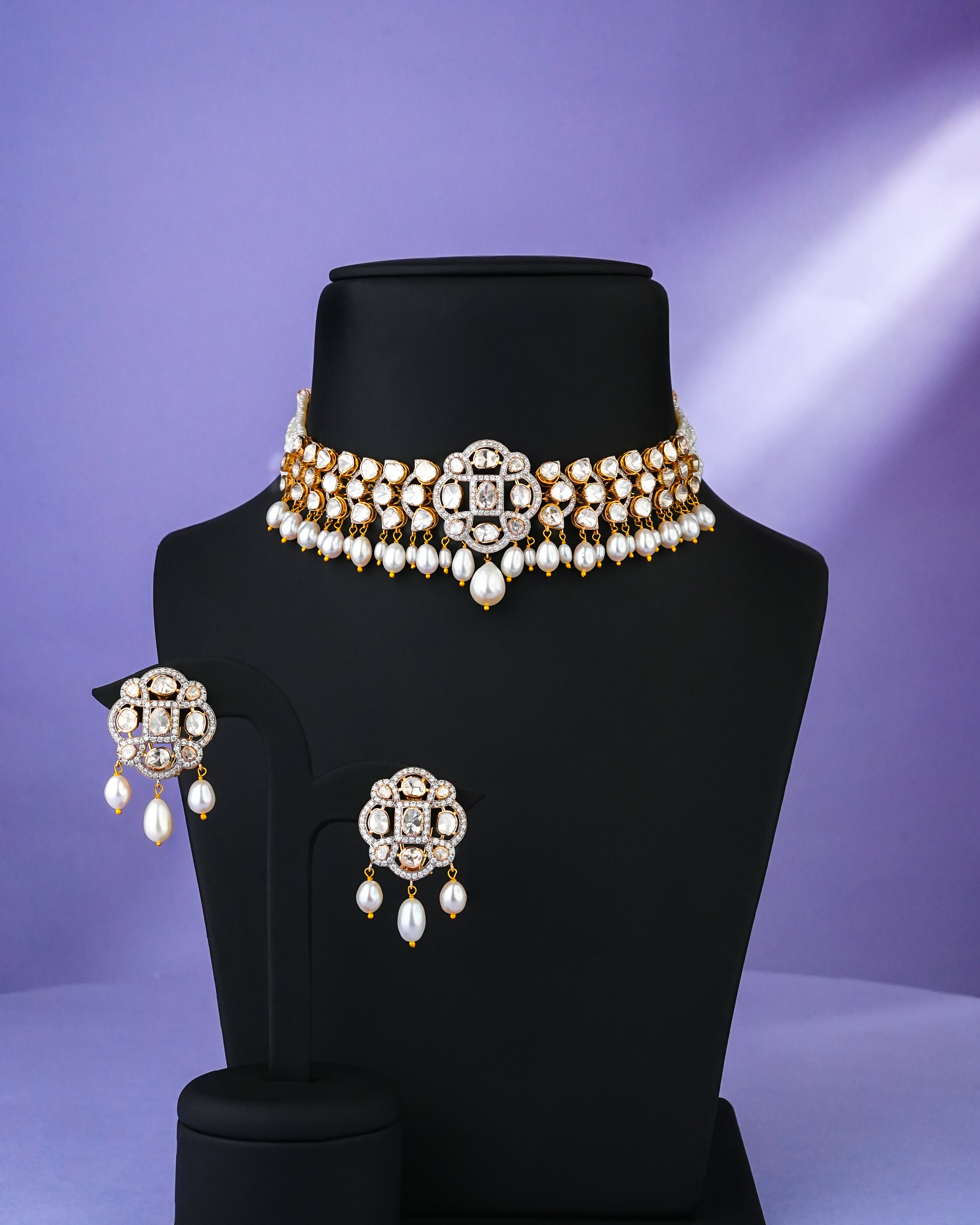 Gisla Polki And Diamond Tops
