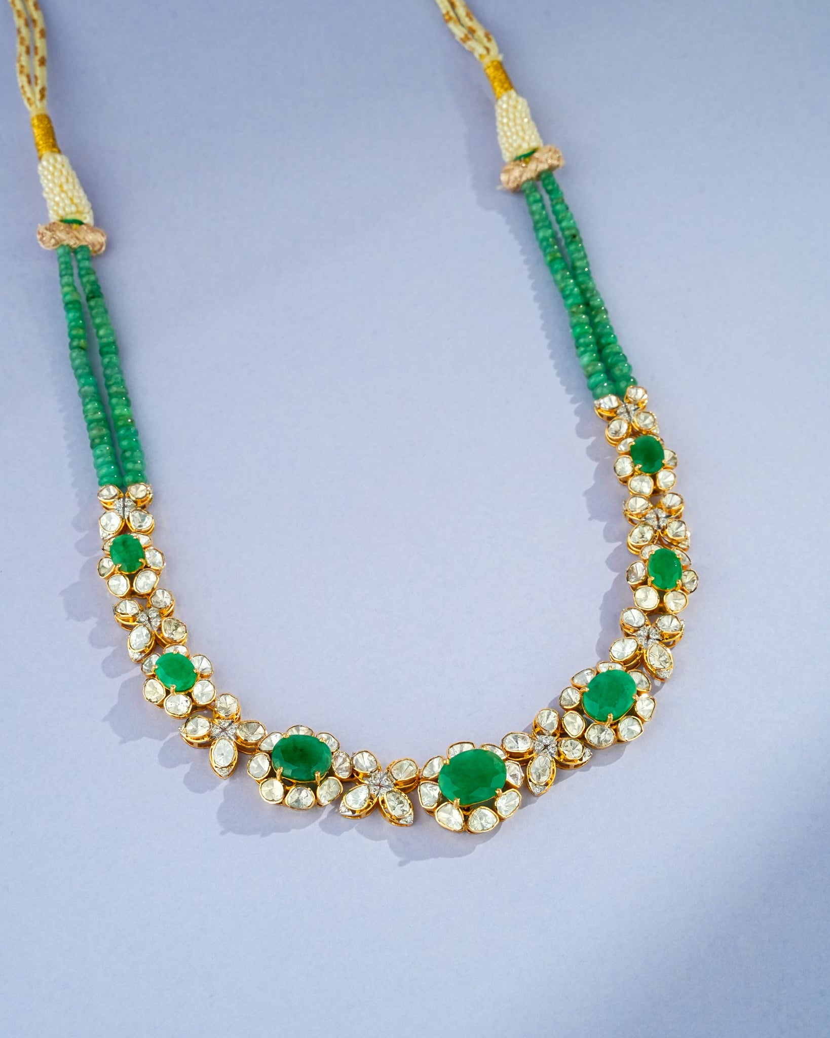 Sumedha Polki And Diamond Necklace
