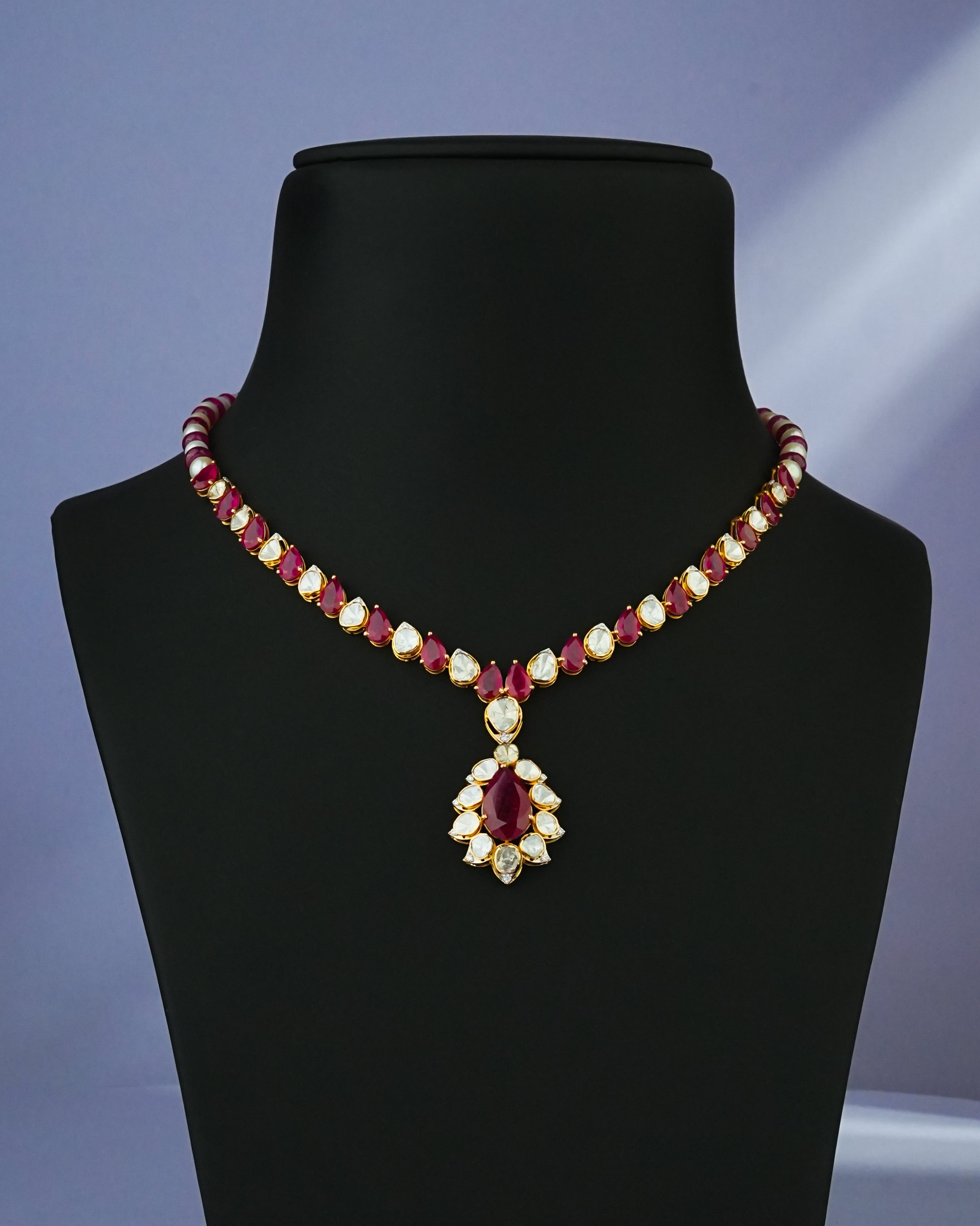 Jyoti Polki And Diamond Necklace