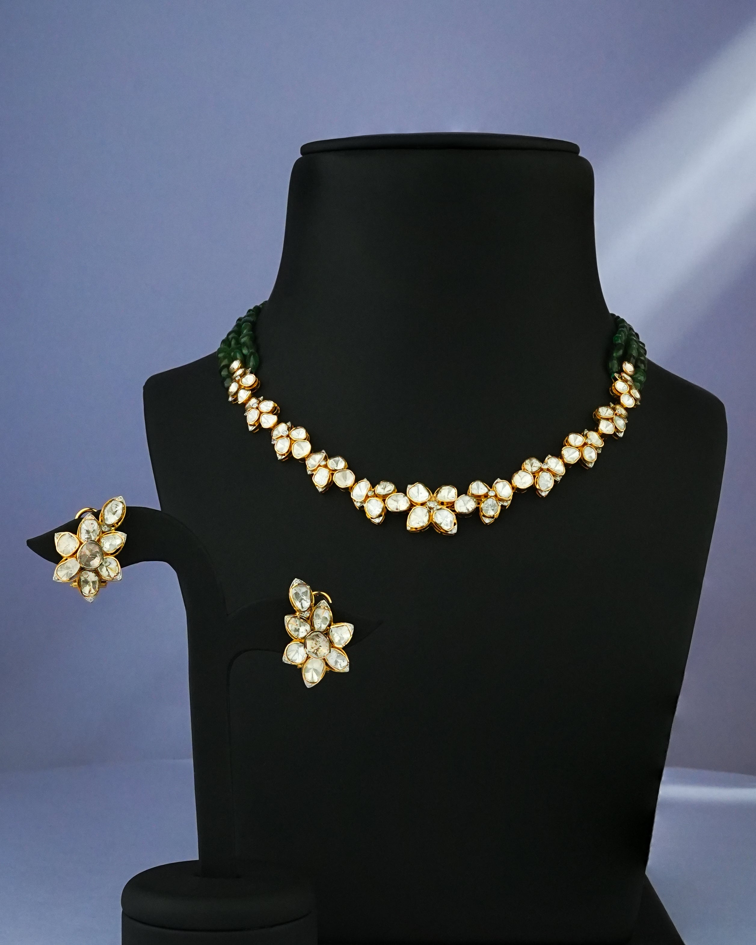 Sonal Polki And Diamond Hoops