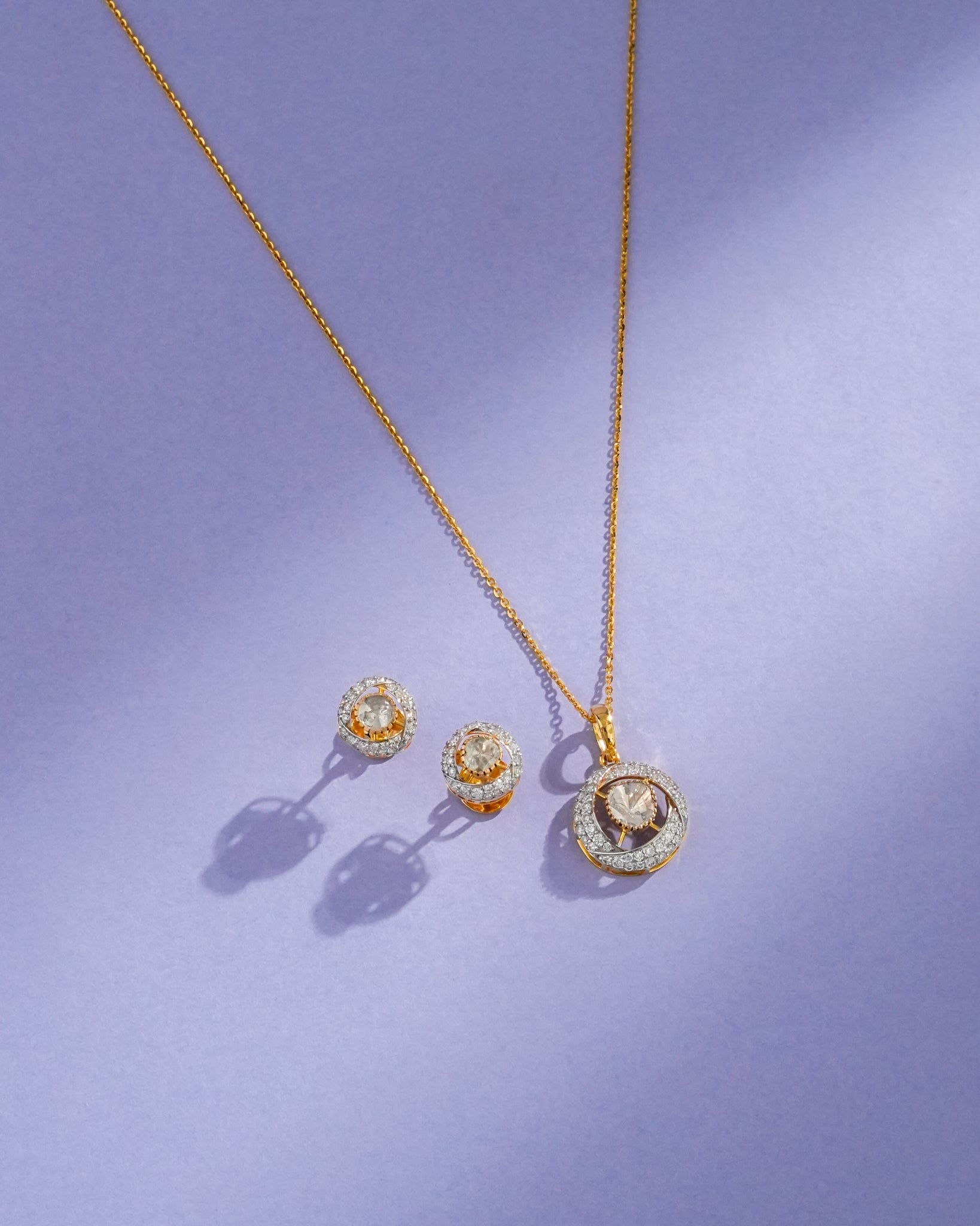 Ayla Polki And Diamond Pendant