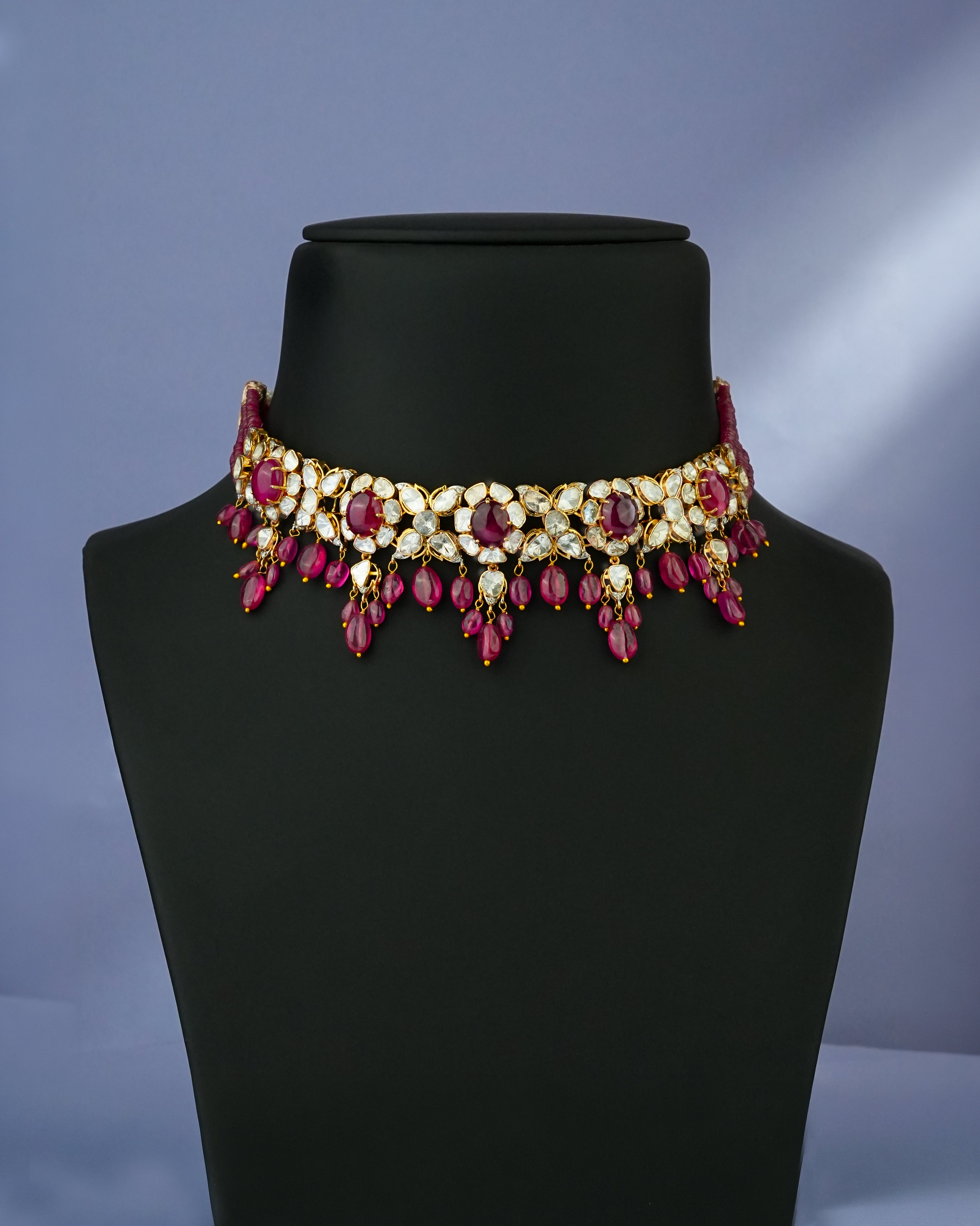 Nora Polki And Diamond Necklace