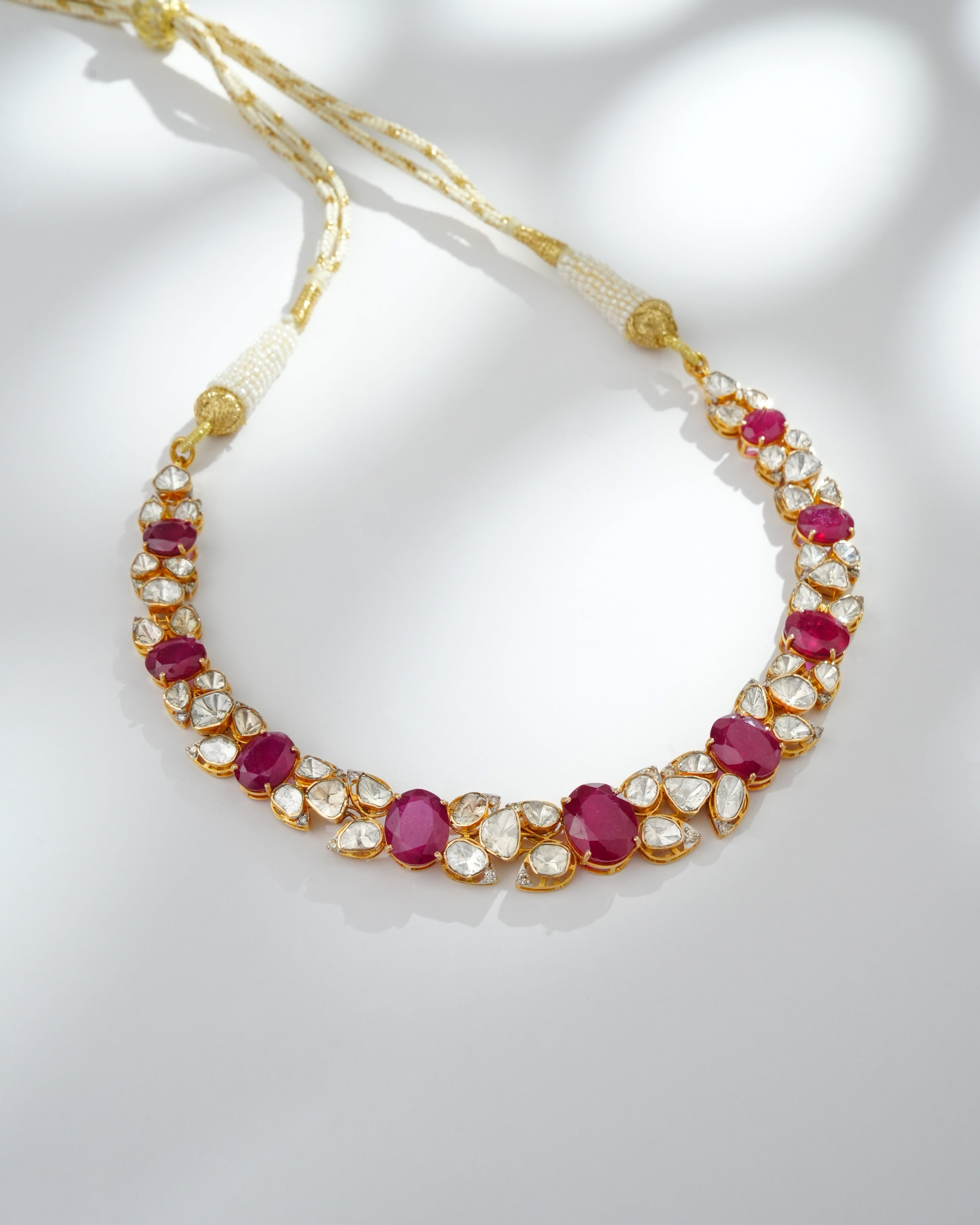 Nuala Polki And Diamond Necklace