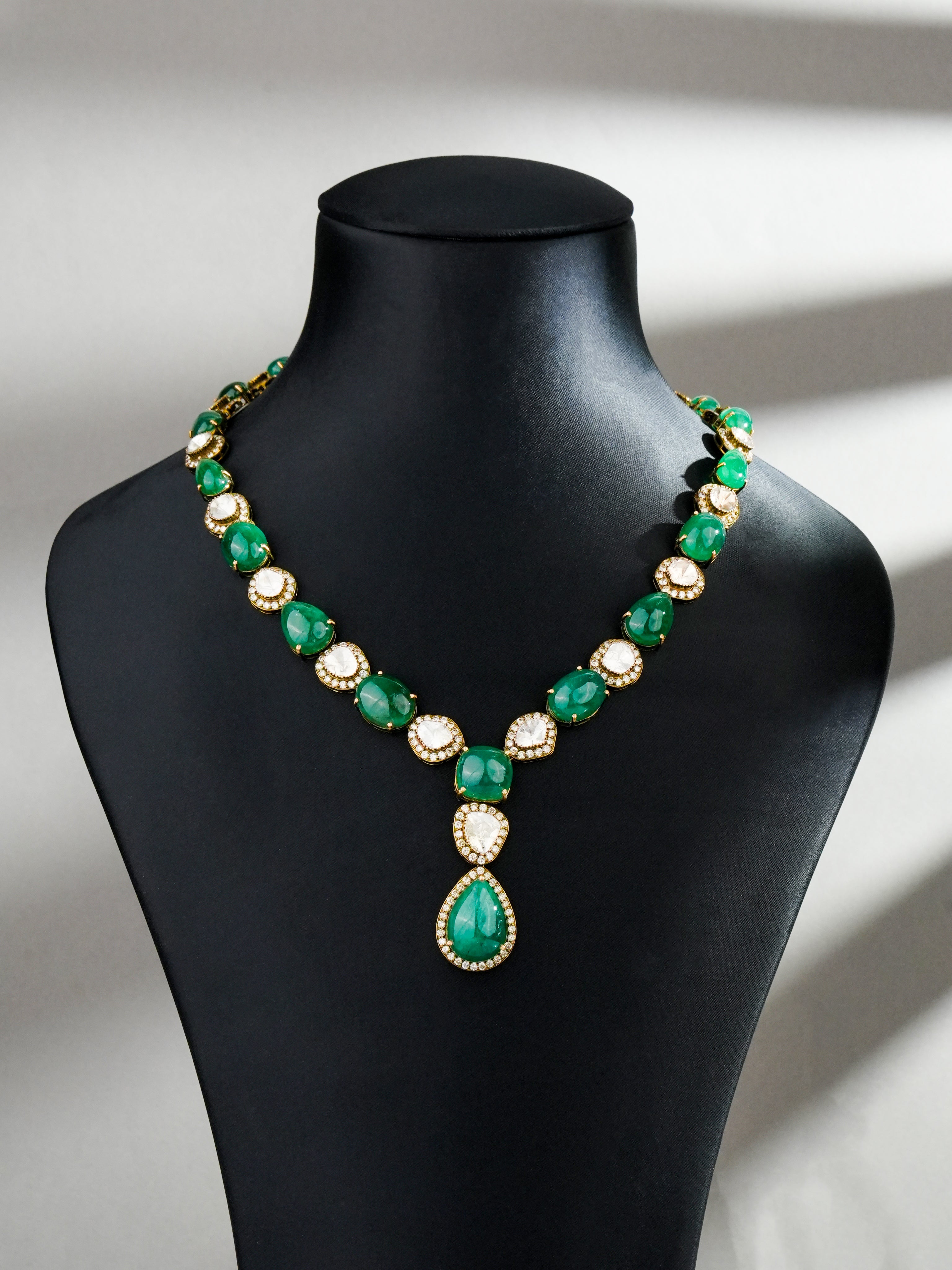 Adelyn Polki And Diamond Necklace