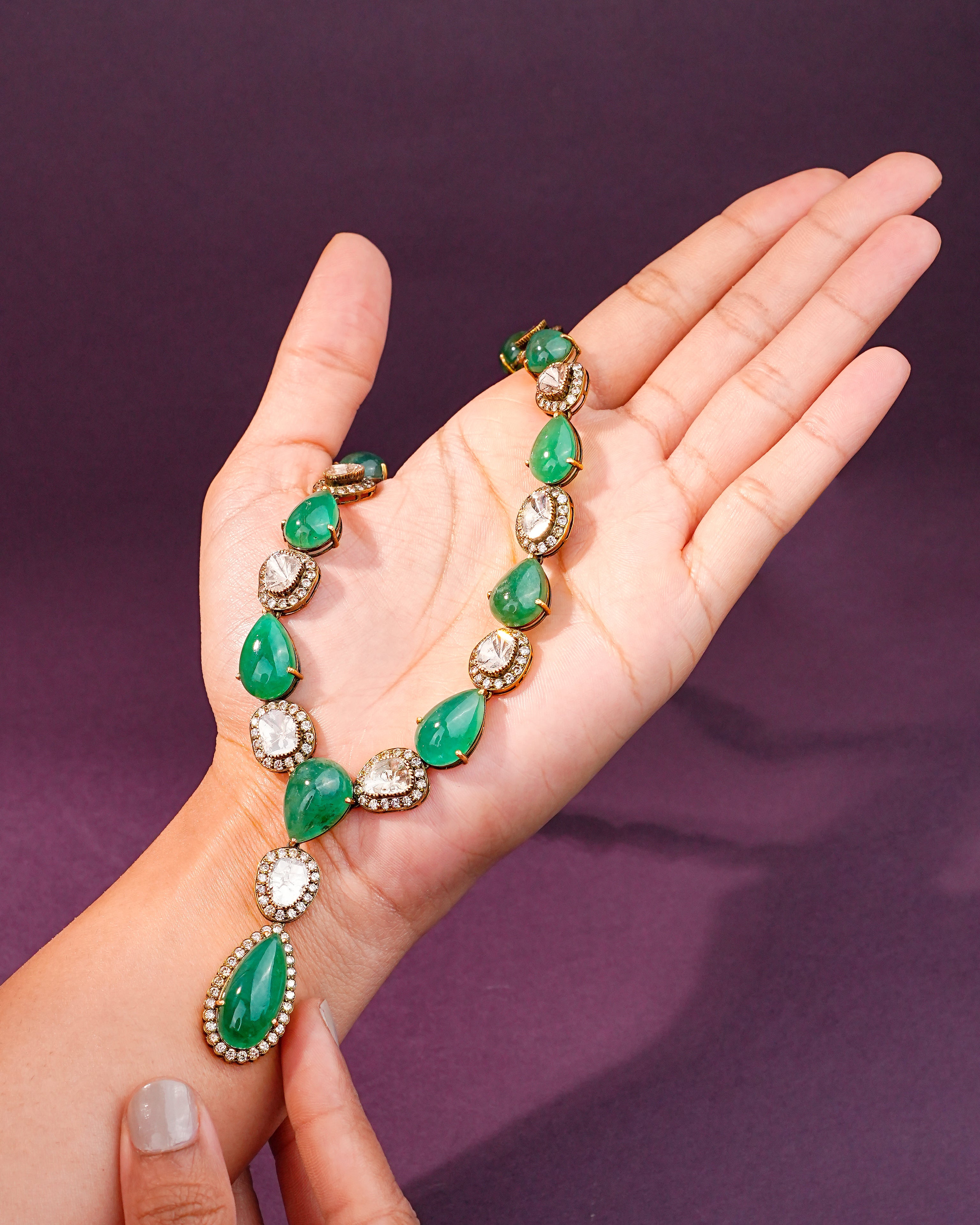 Elowyn Polki And Diamond Necklace