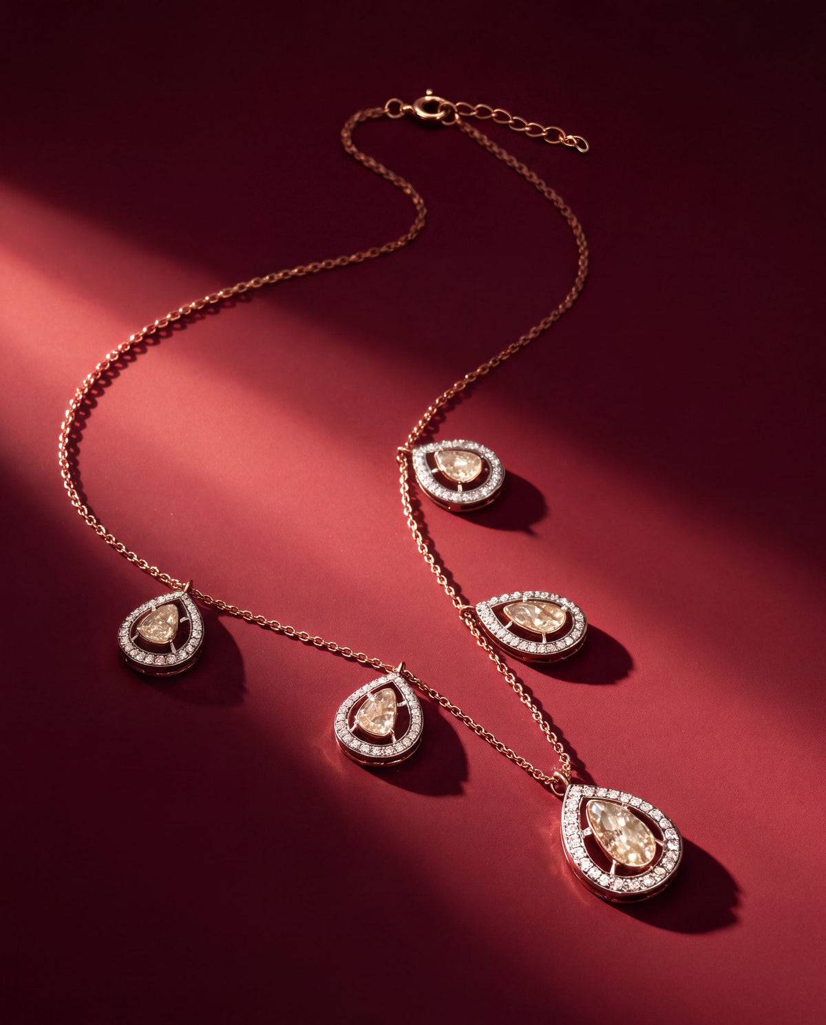 Cynae Polki And Diamond Necklace