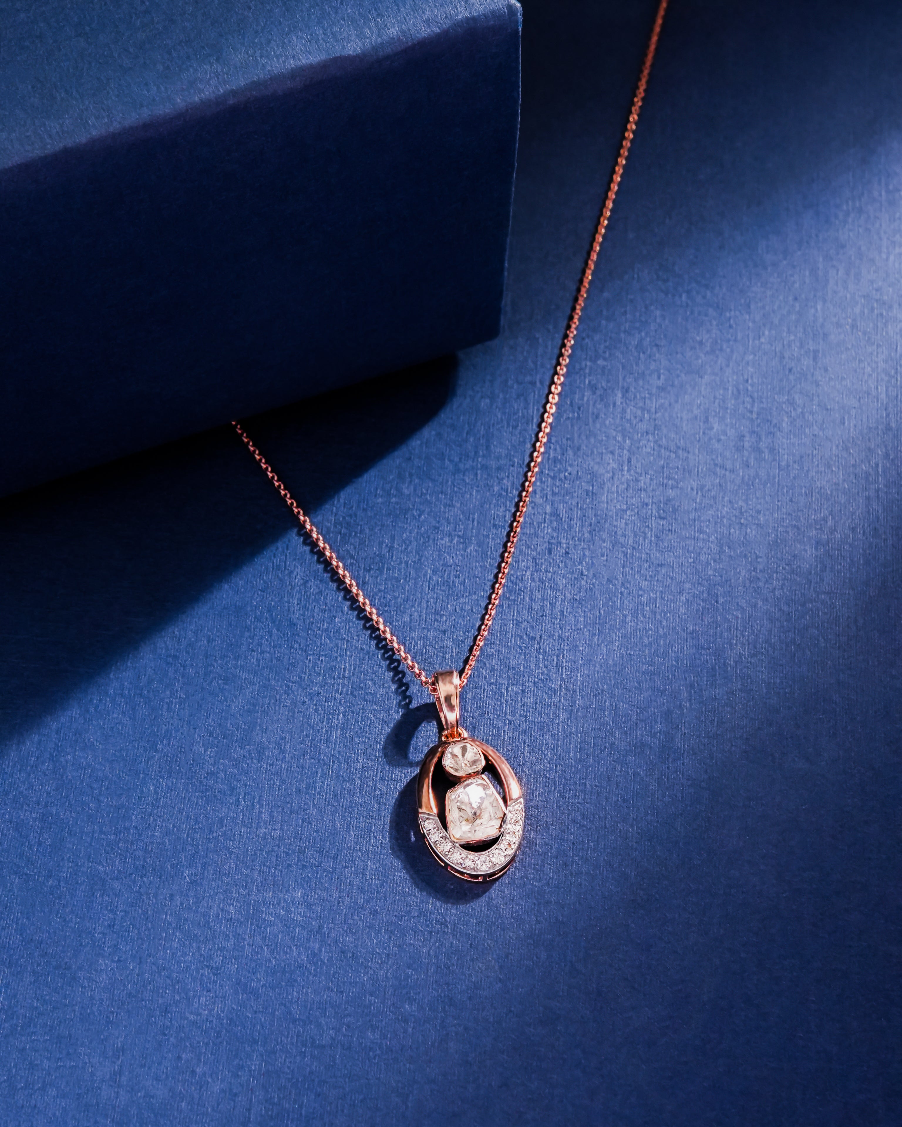 Amruta Polki And Diamond Pendant