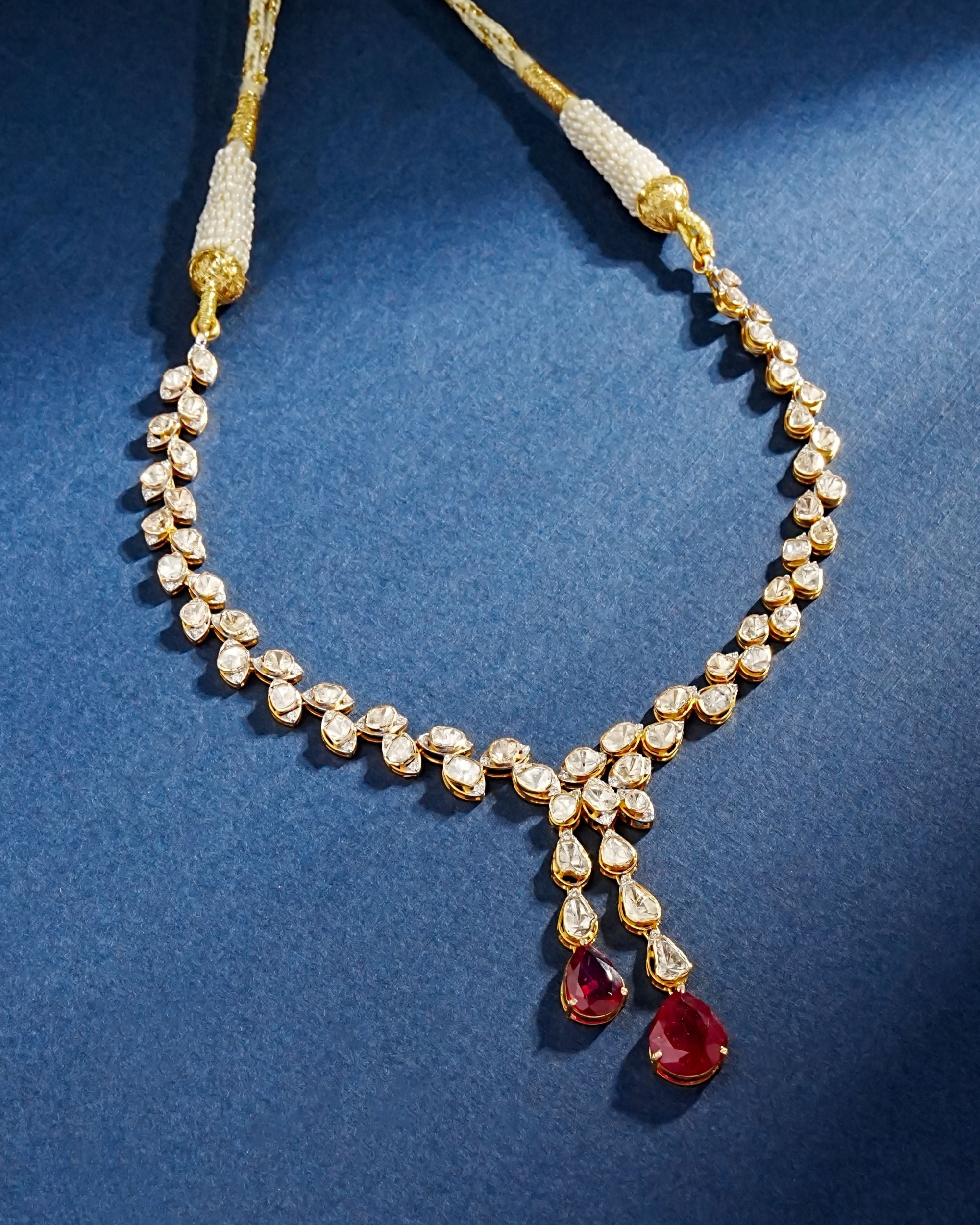 Shruti Polki And Diamond Necklace