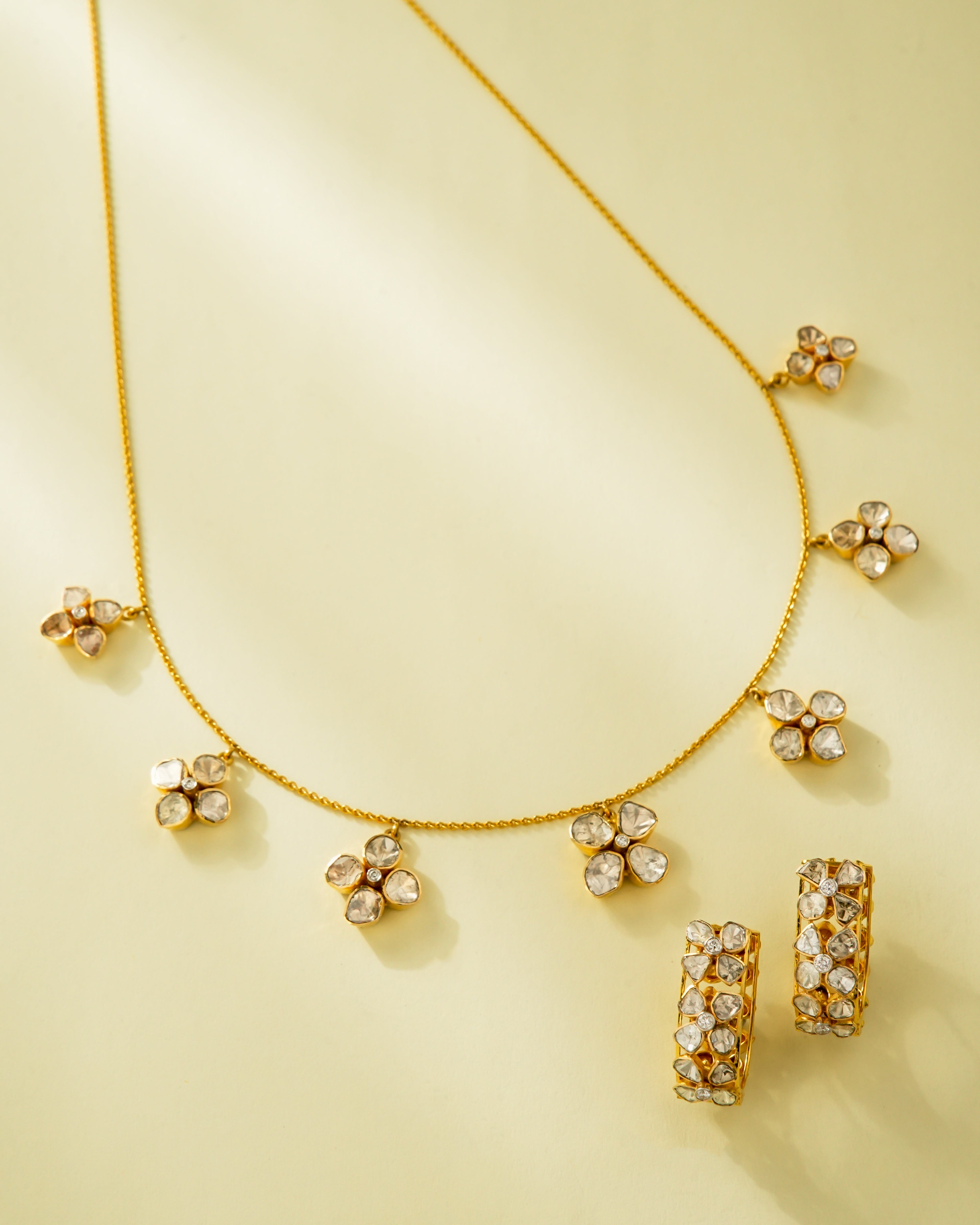 Felyna Polki And Diamond Necklace