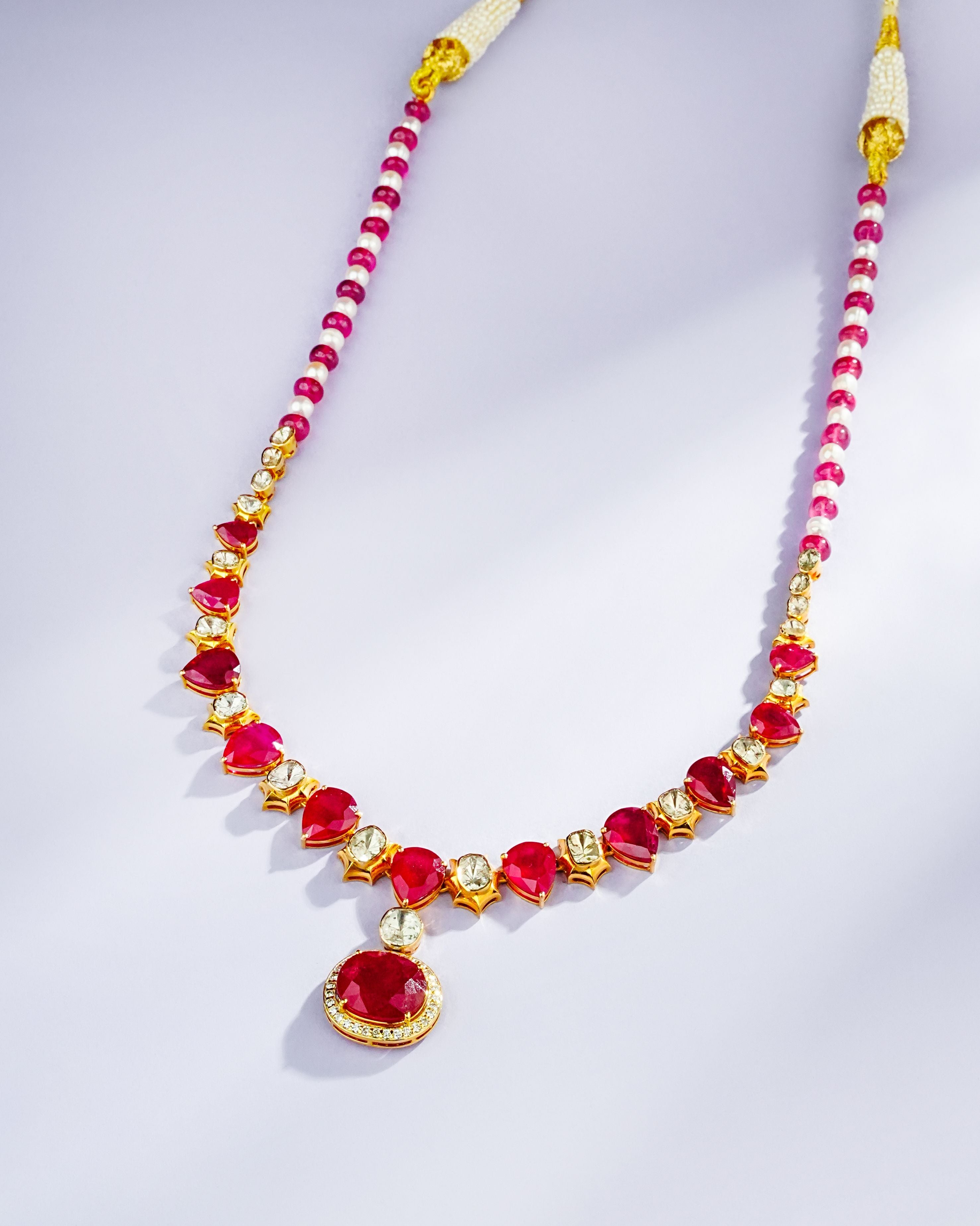 Marya Polki And Diamond Necklace