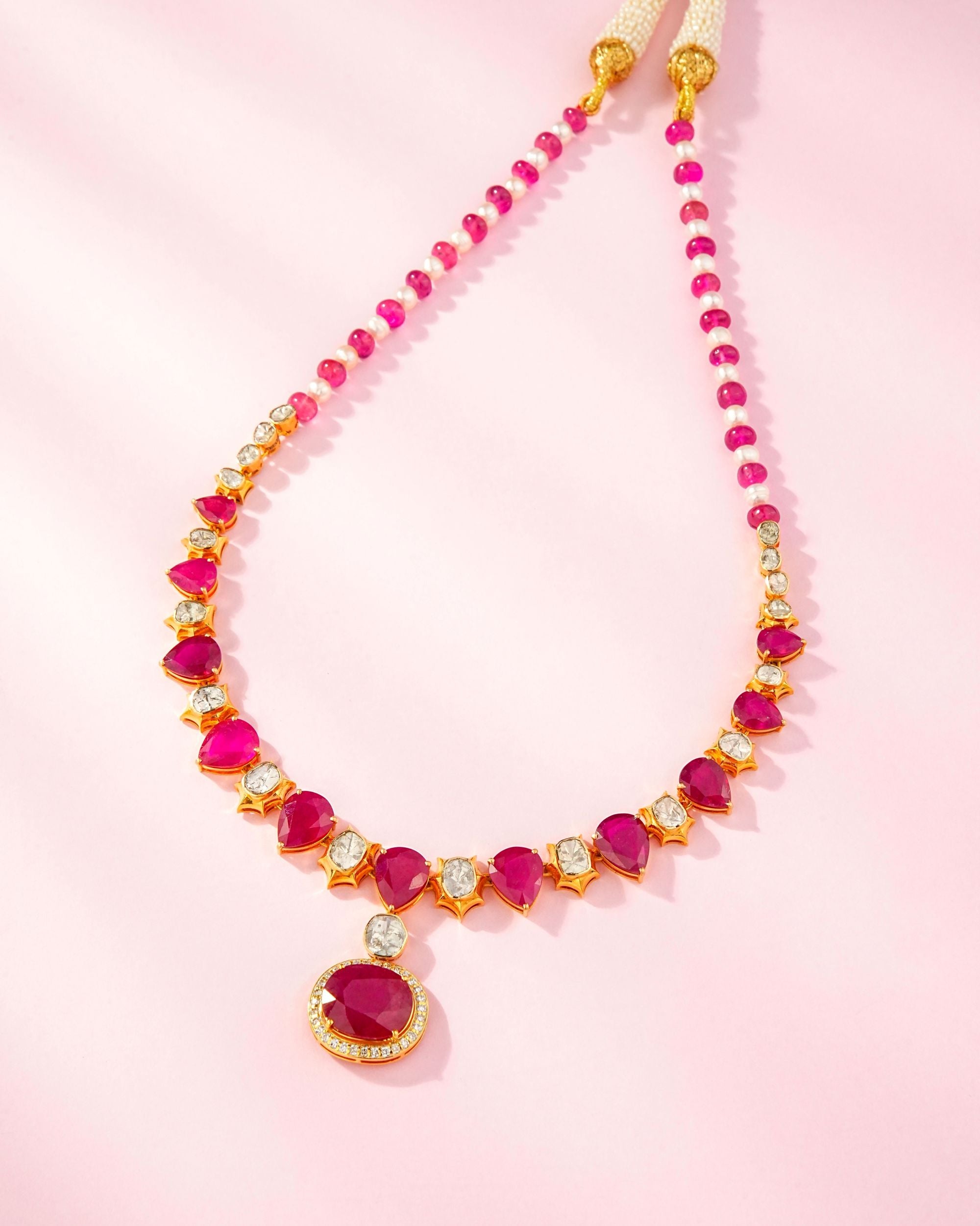 Marya Polki And Diamond Necklace