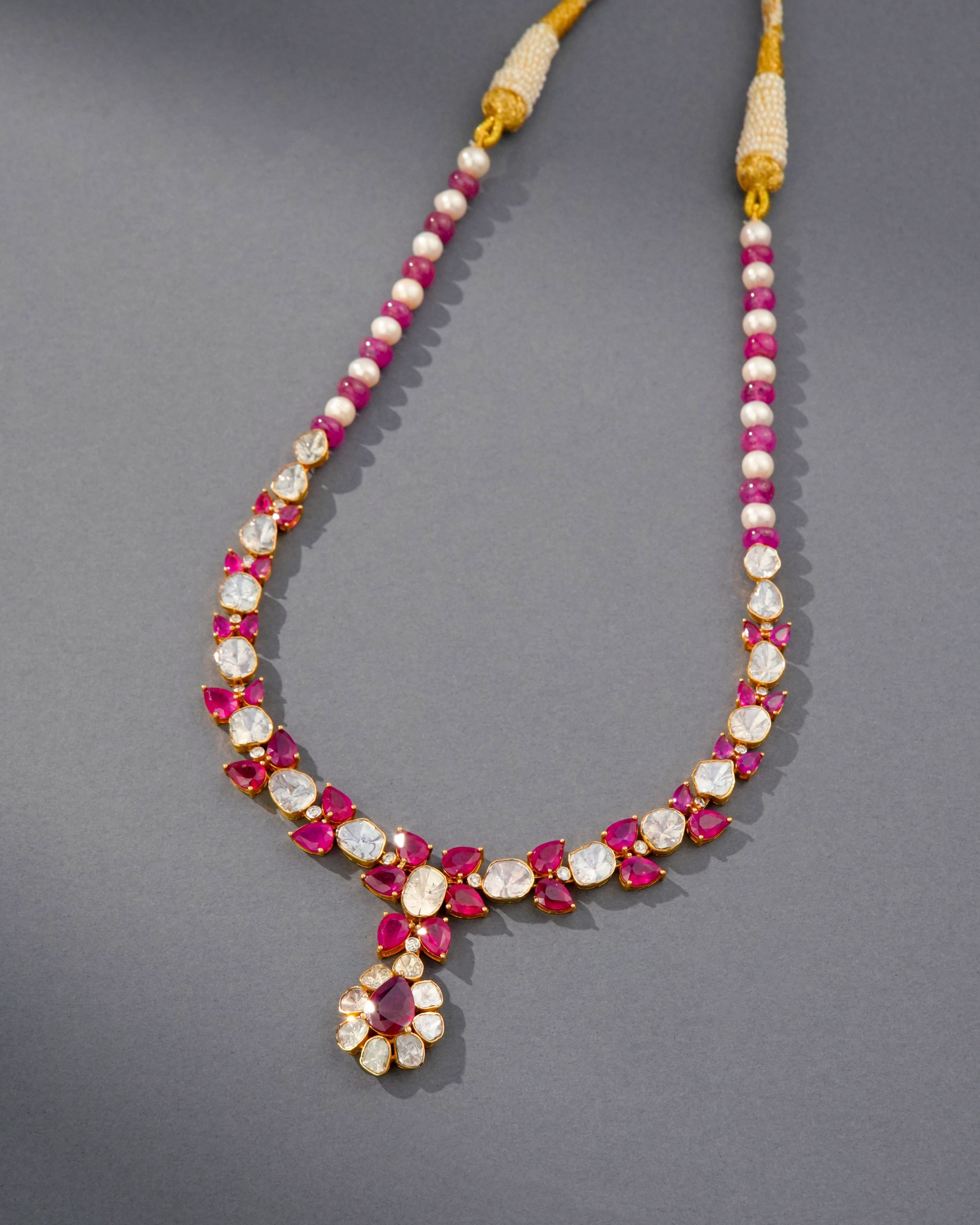Sweta Polki And Diamond Necklace