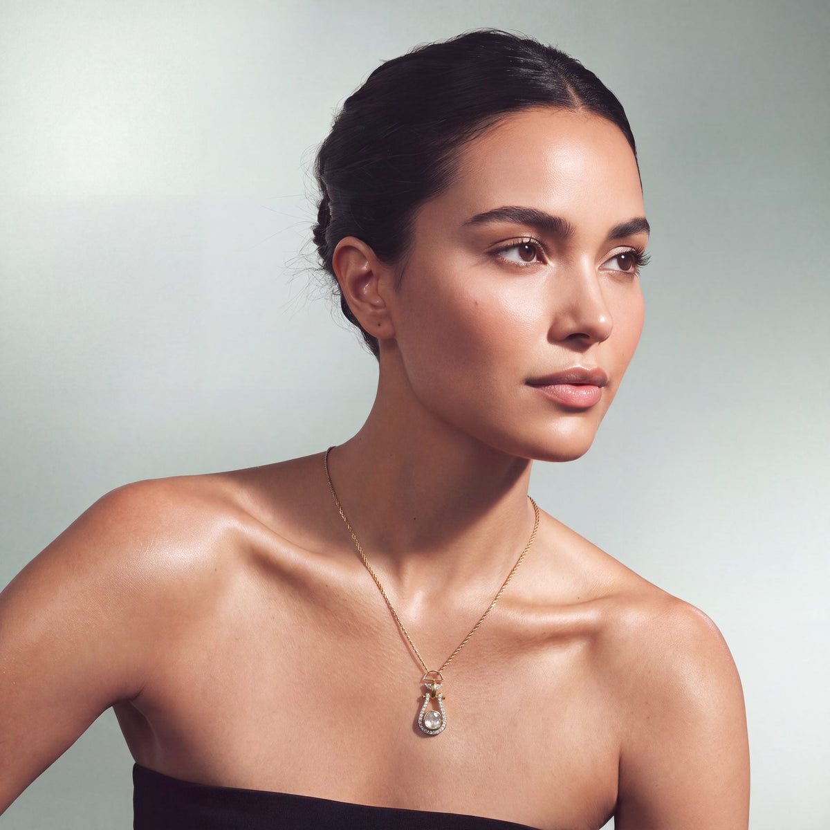 Saira Polki And Diamond Pendant