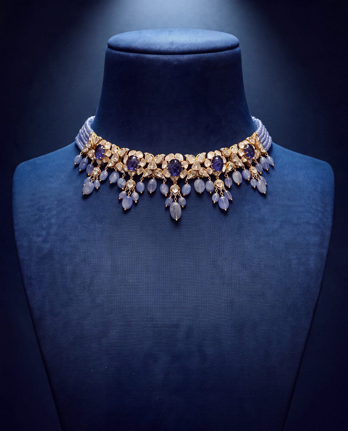 Jagriti Polki And Diamond Choker