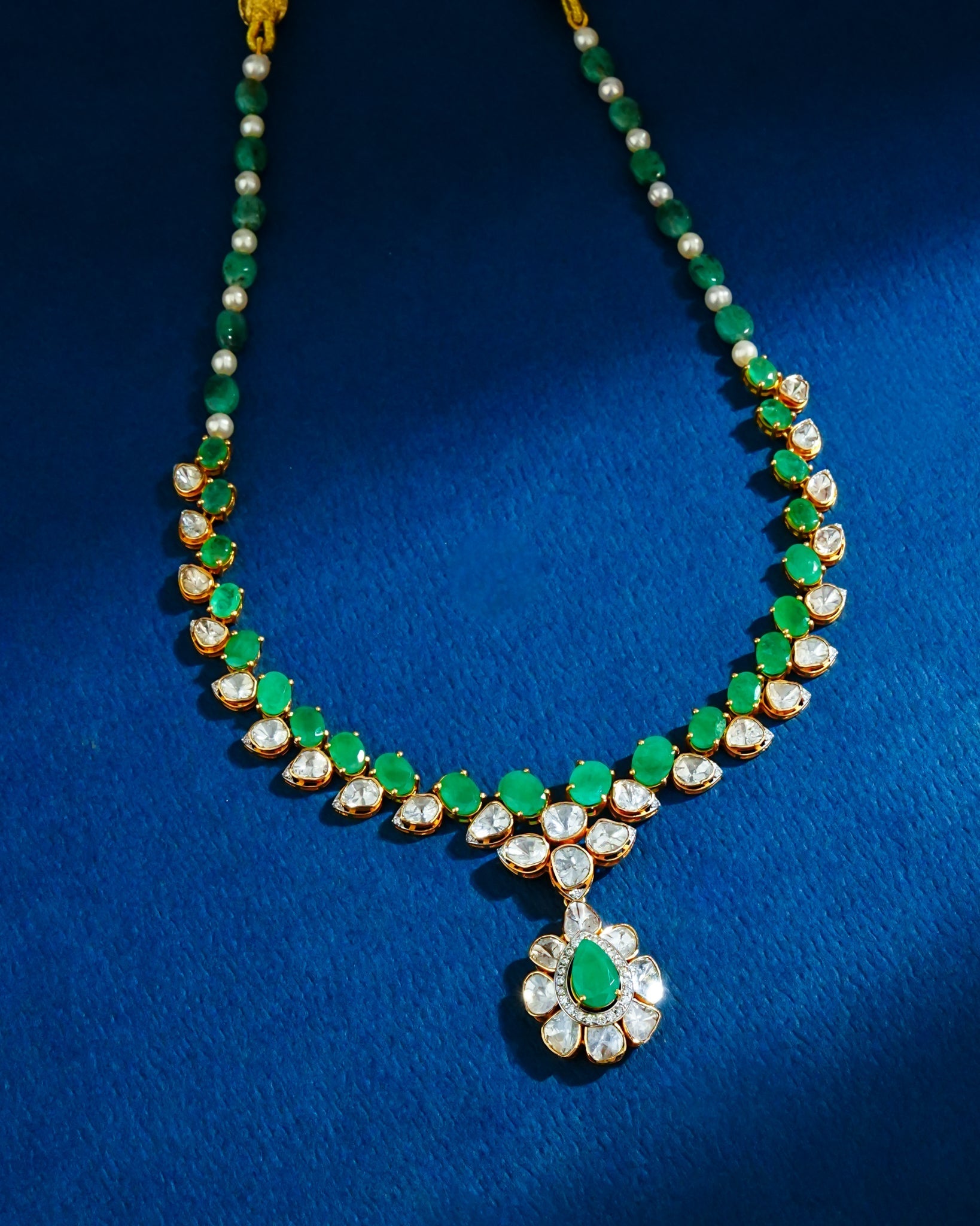 Prerna Polki And Diamond Necklace