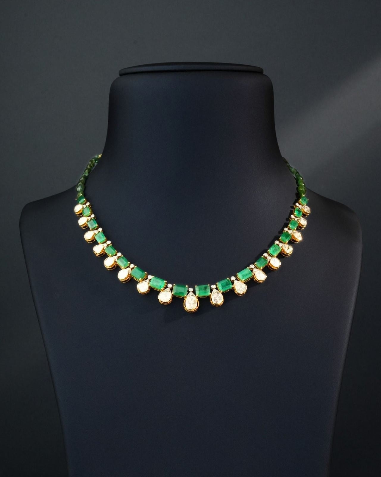 Eva Polki And Diamond Necklace