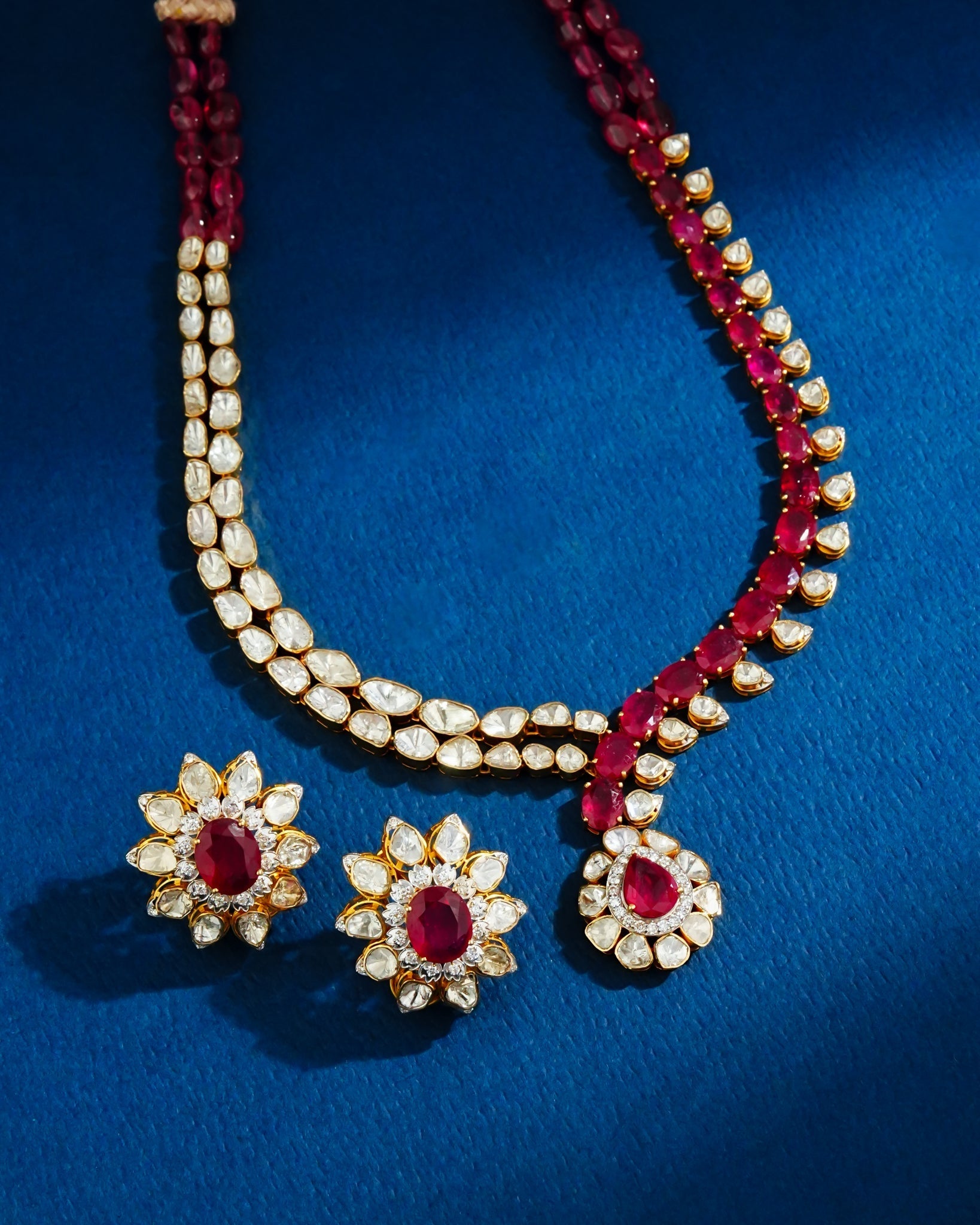 Poonam Polki And Diamond Tops