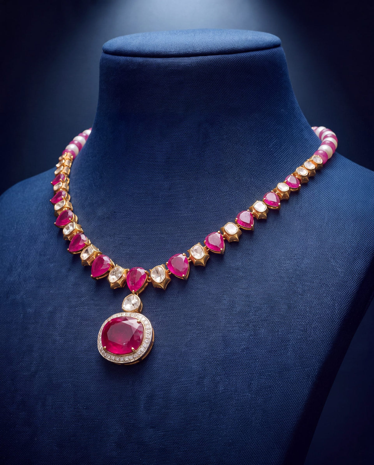 Marya Polki And Diamond Necklace