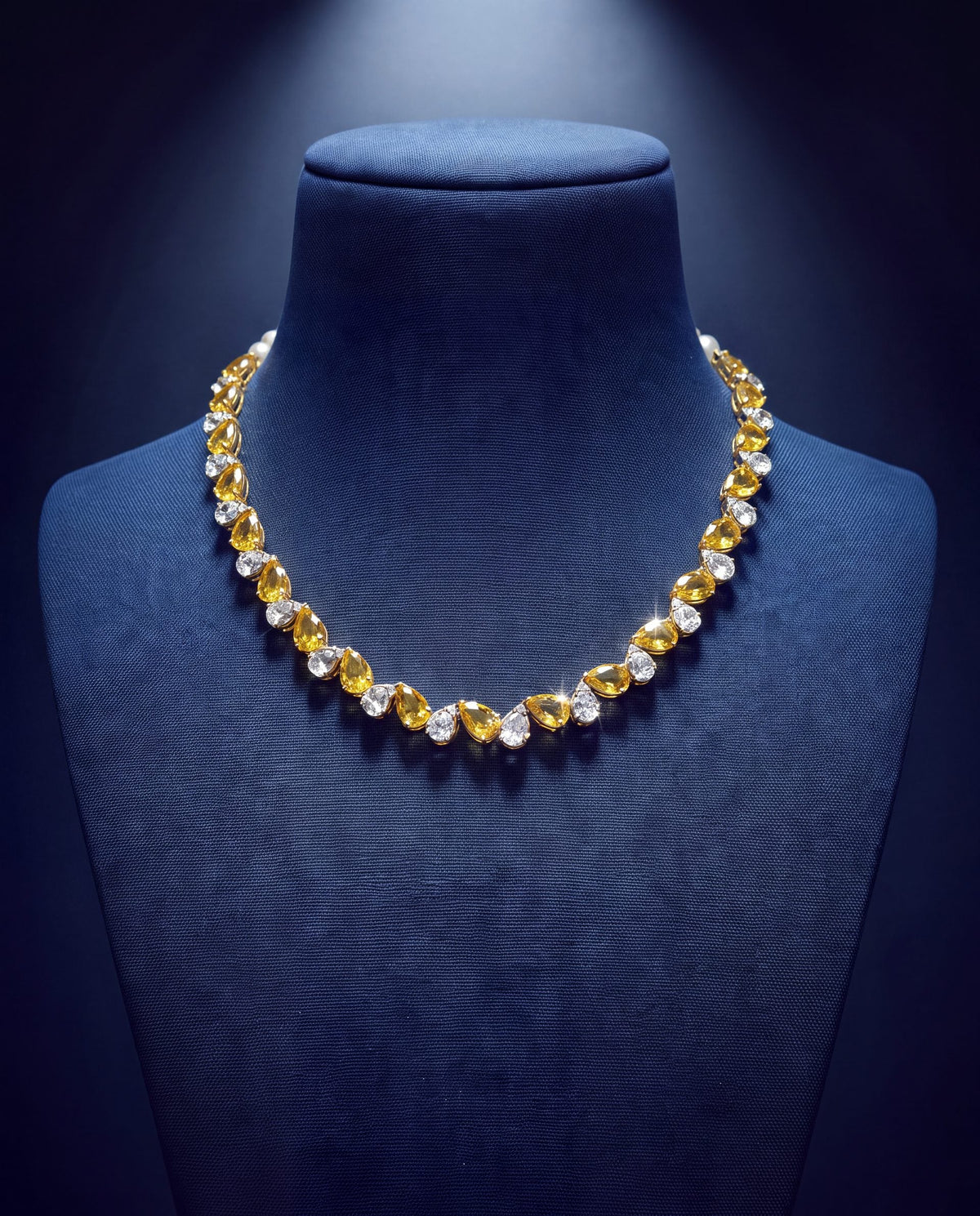 Ishaya Polki And Diamond Necklace