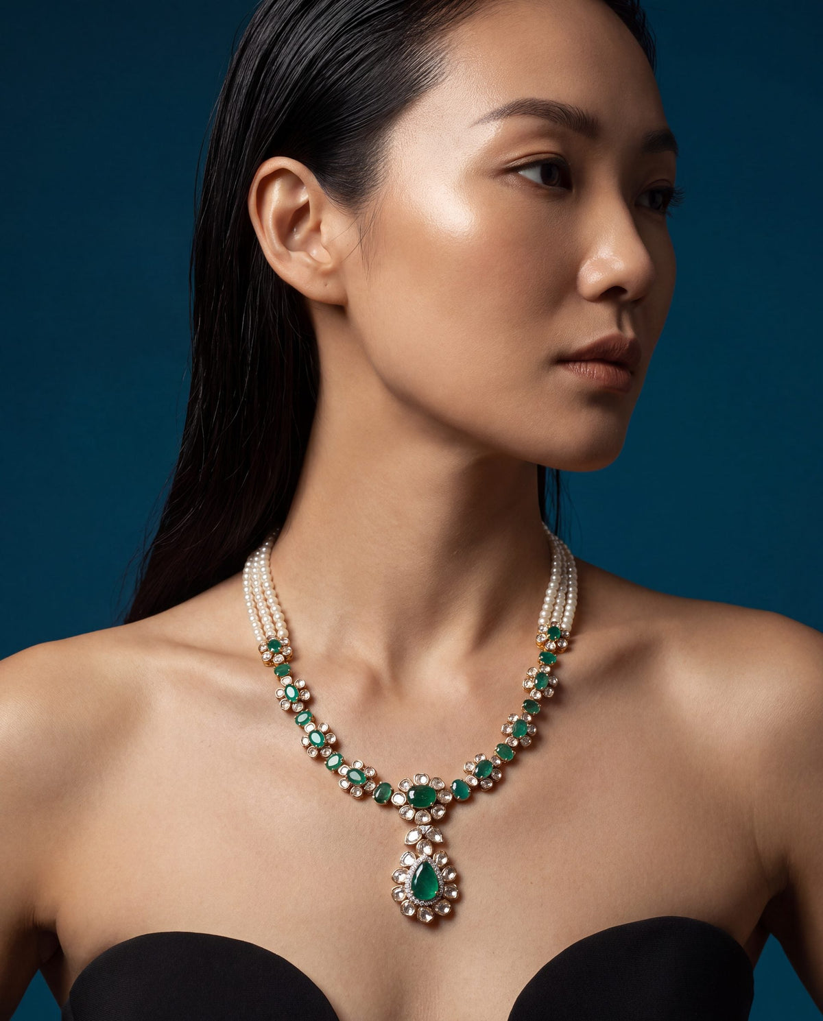 Ellie Polki And Diamond Necklace