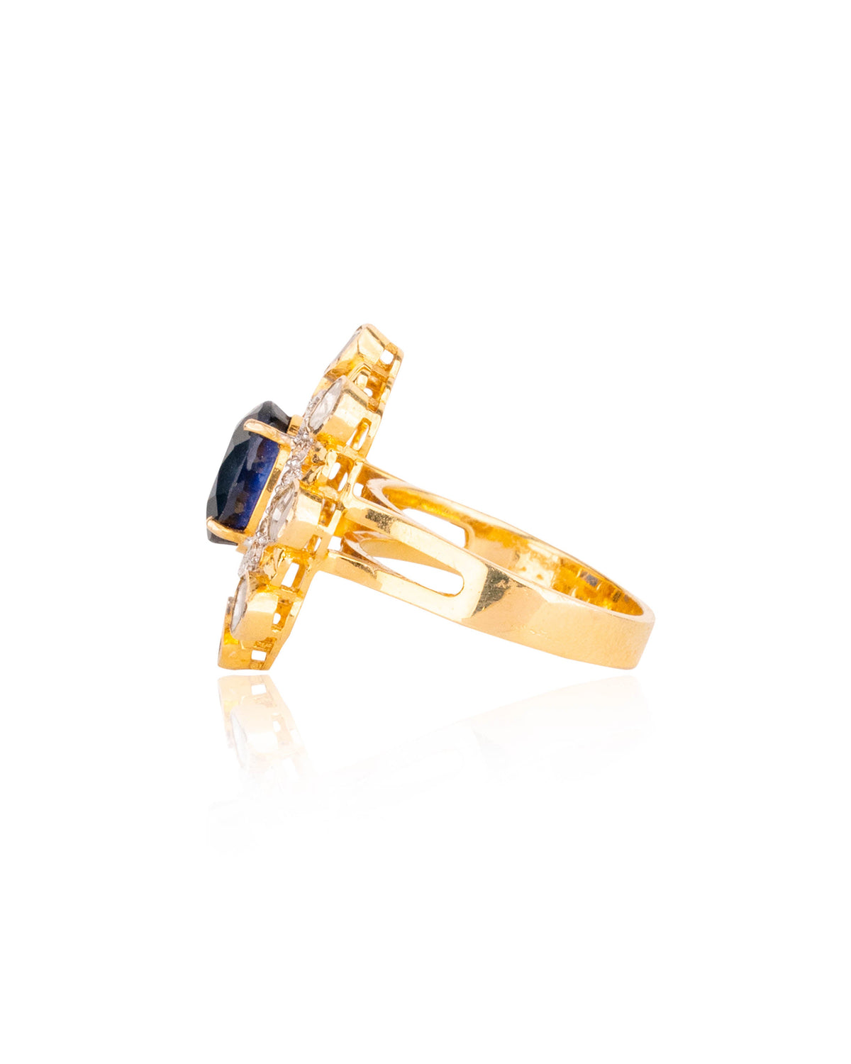 Zoha Polki And Diamond Ring