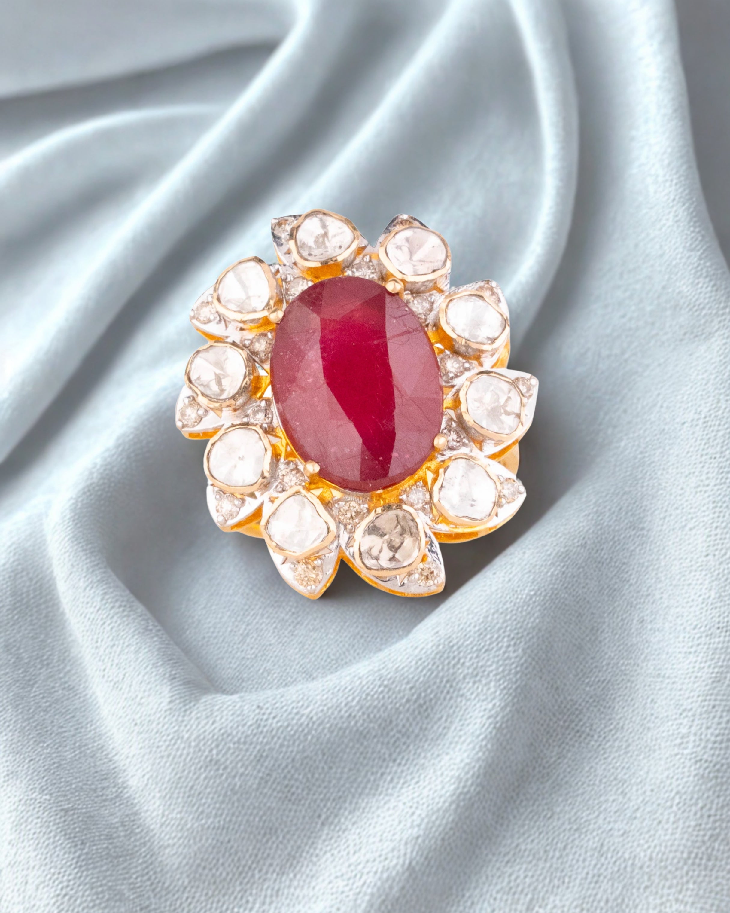 Sophie Polki And Diamond Ring