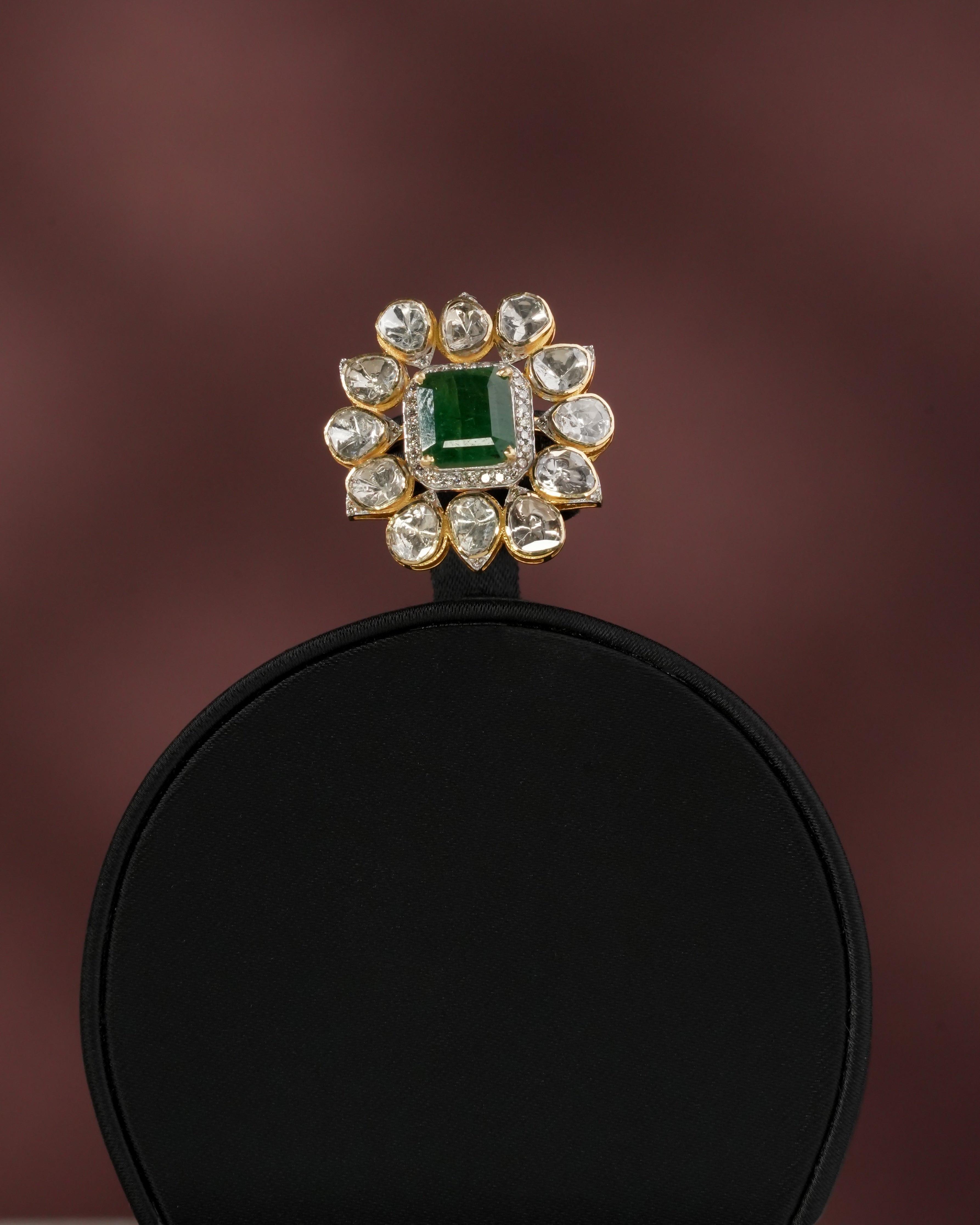 Azura Polki And Diamond Ring