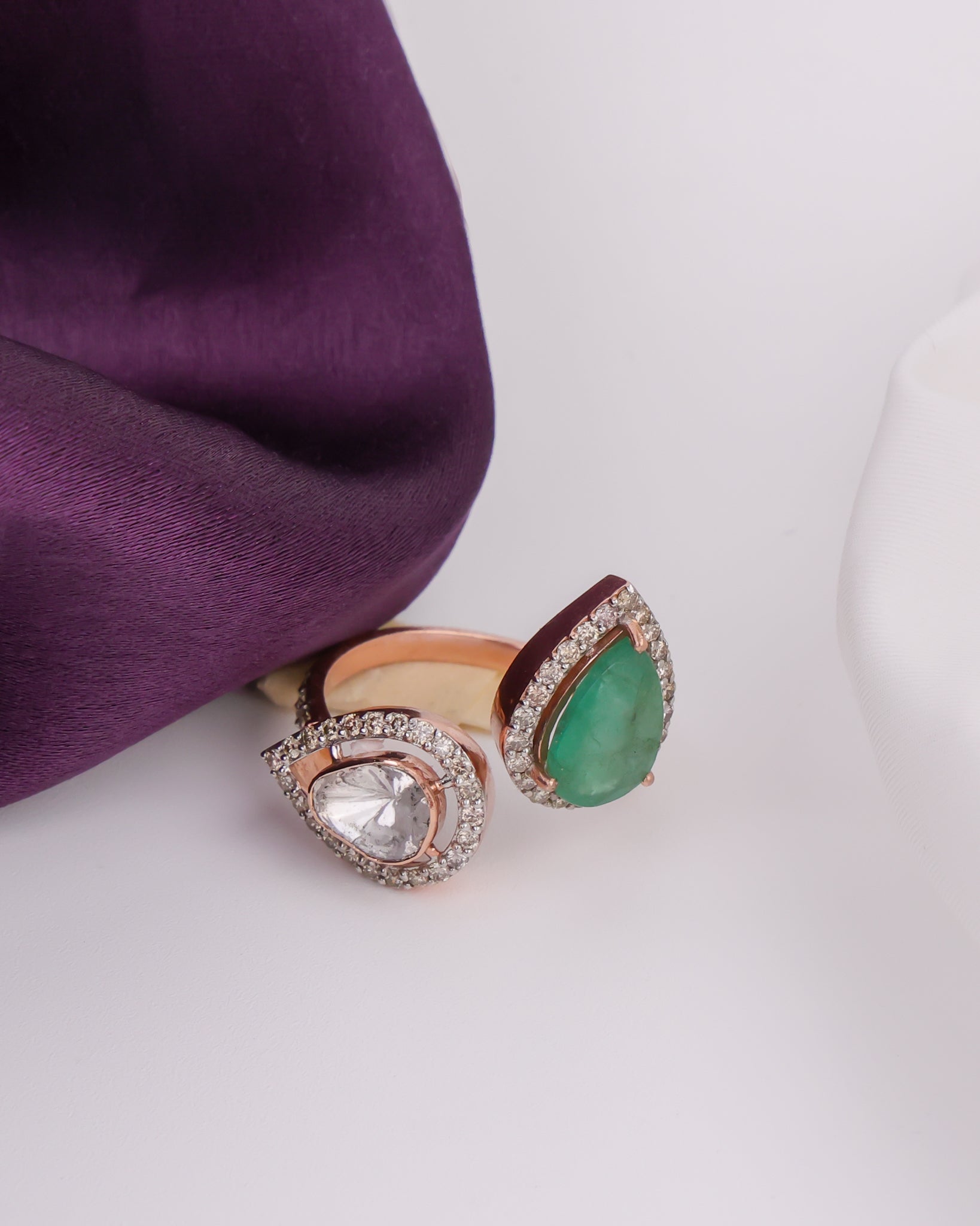 Bhavana Polki And Diamond Ring