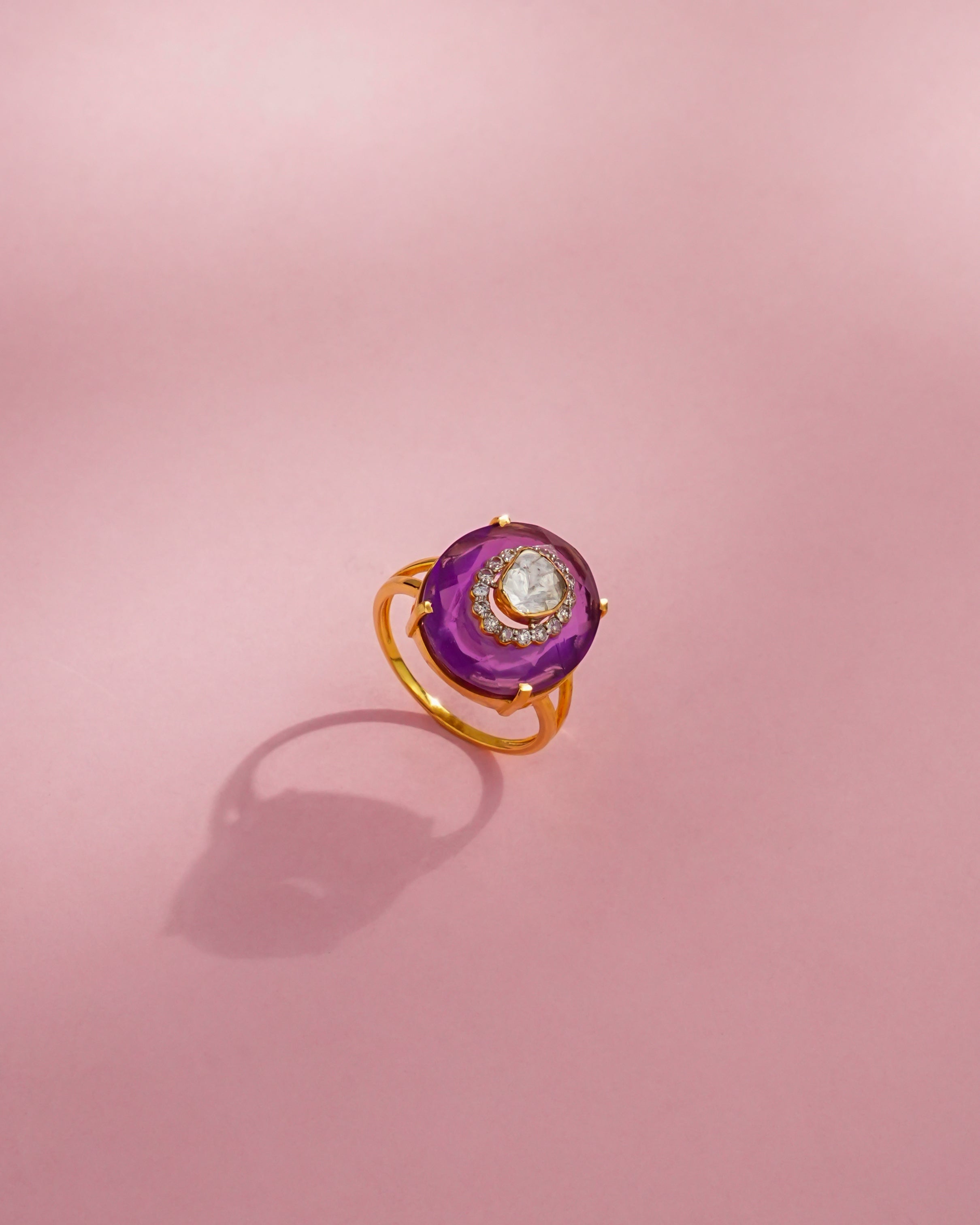 Kanika Polki And Diamond Ring