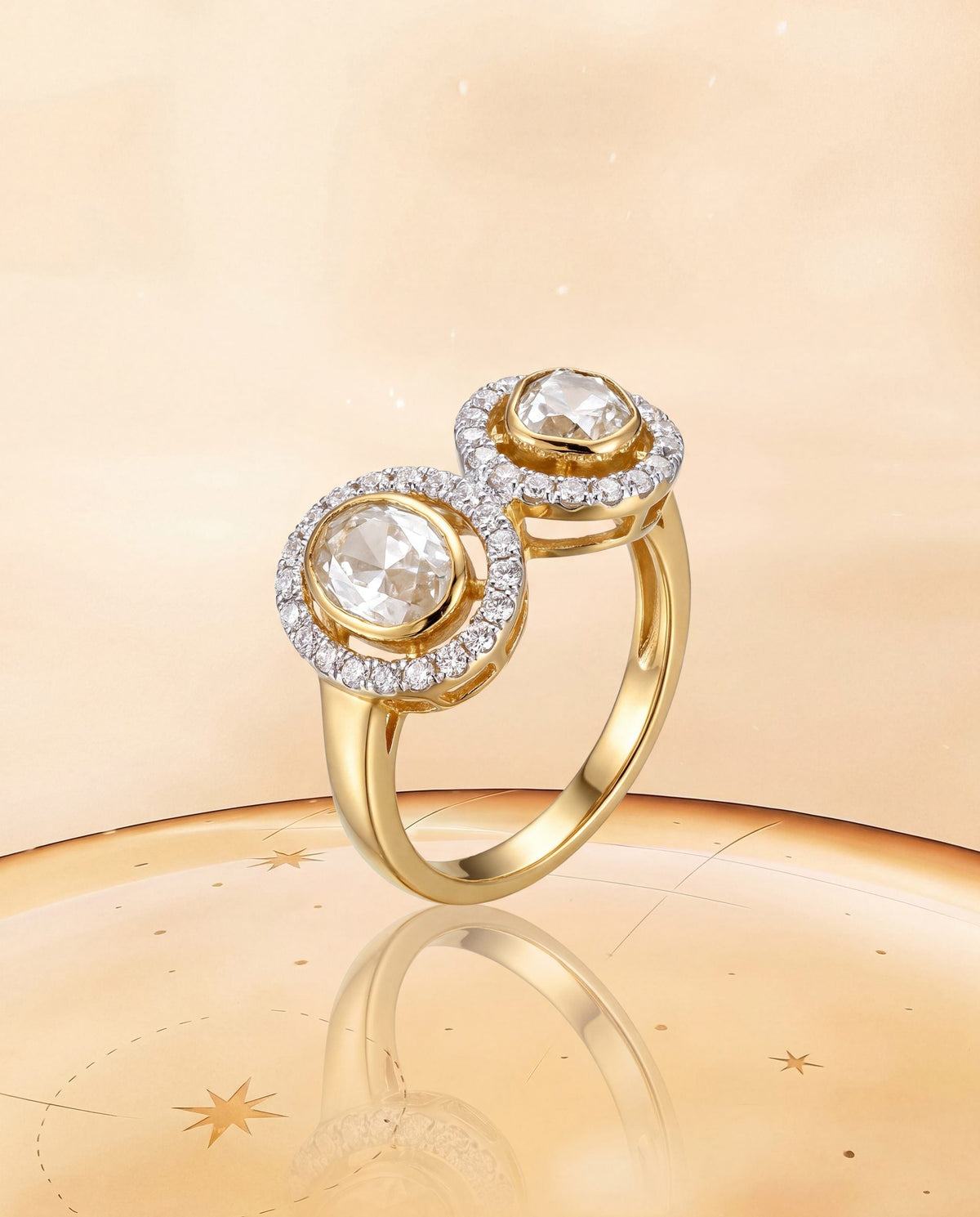 Alpana Polki And Diamond Ring