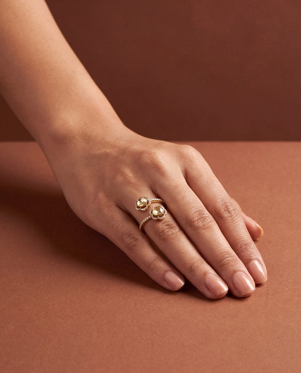 Smita Polki And Diamond Ring