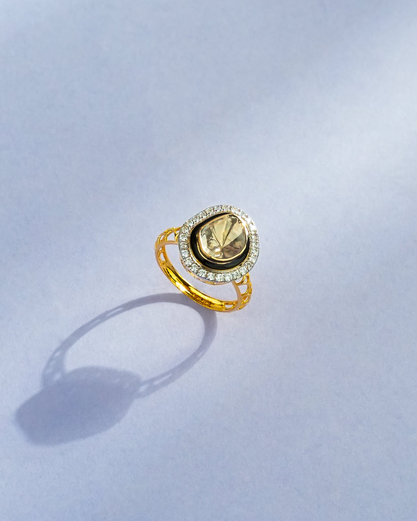 Celia Polki And Diamond Ring