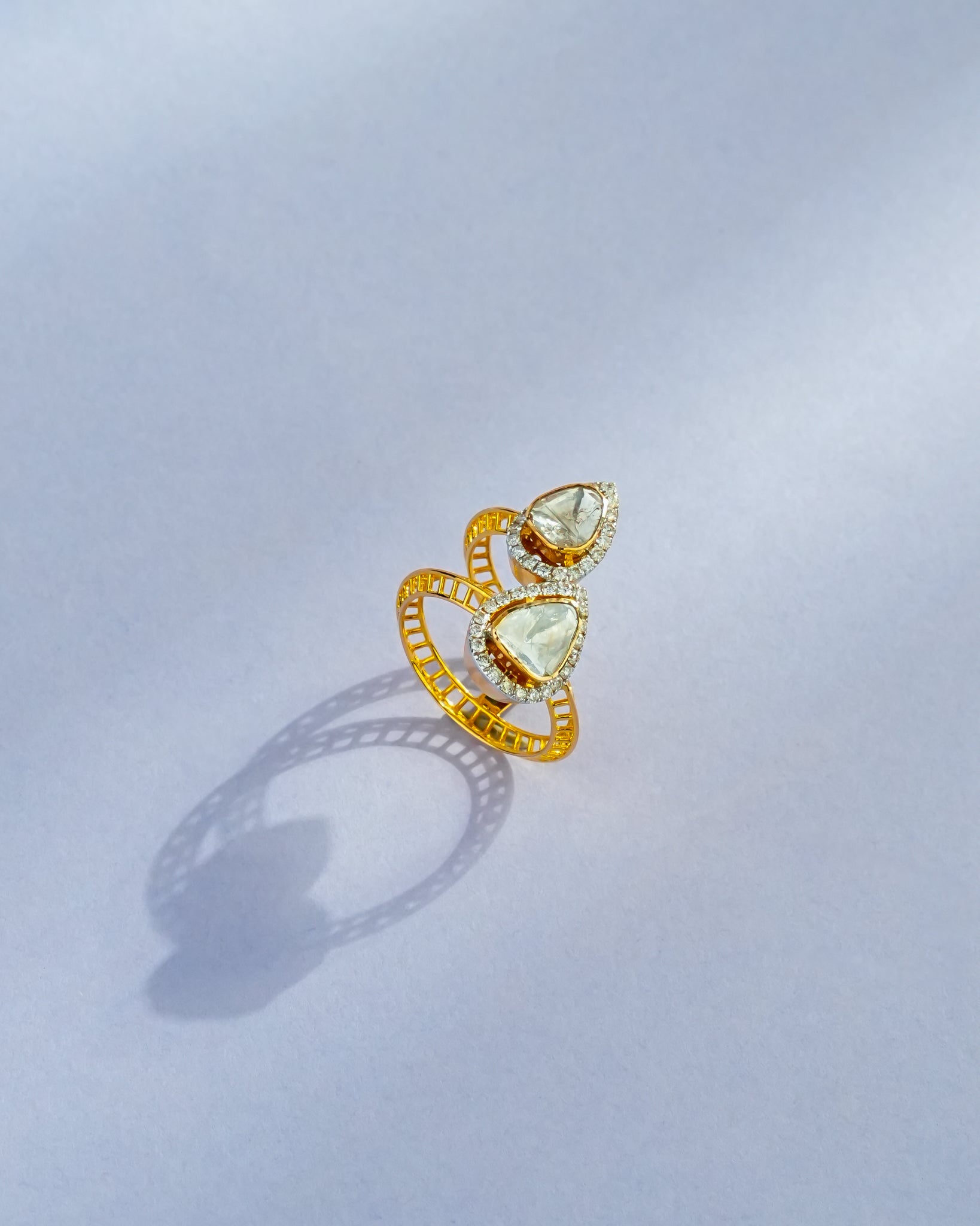 Nina Polki And Diamond Ring