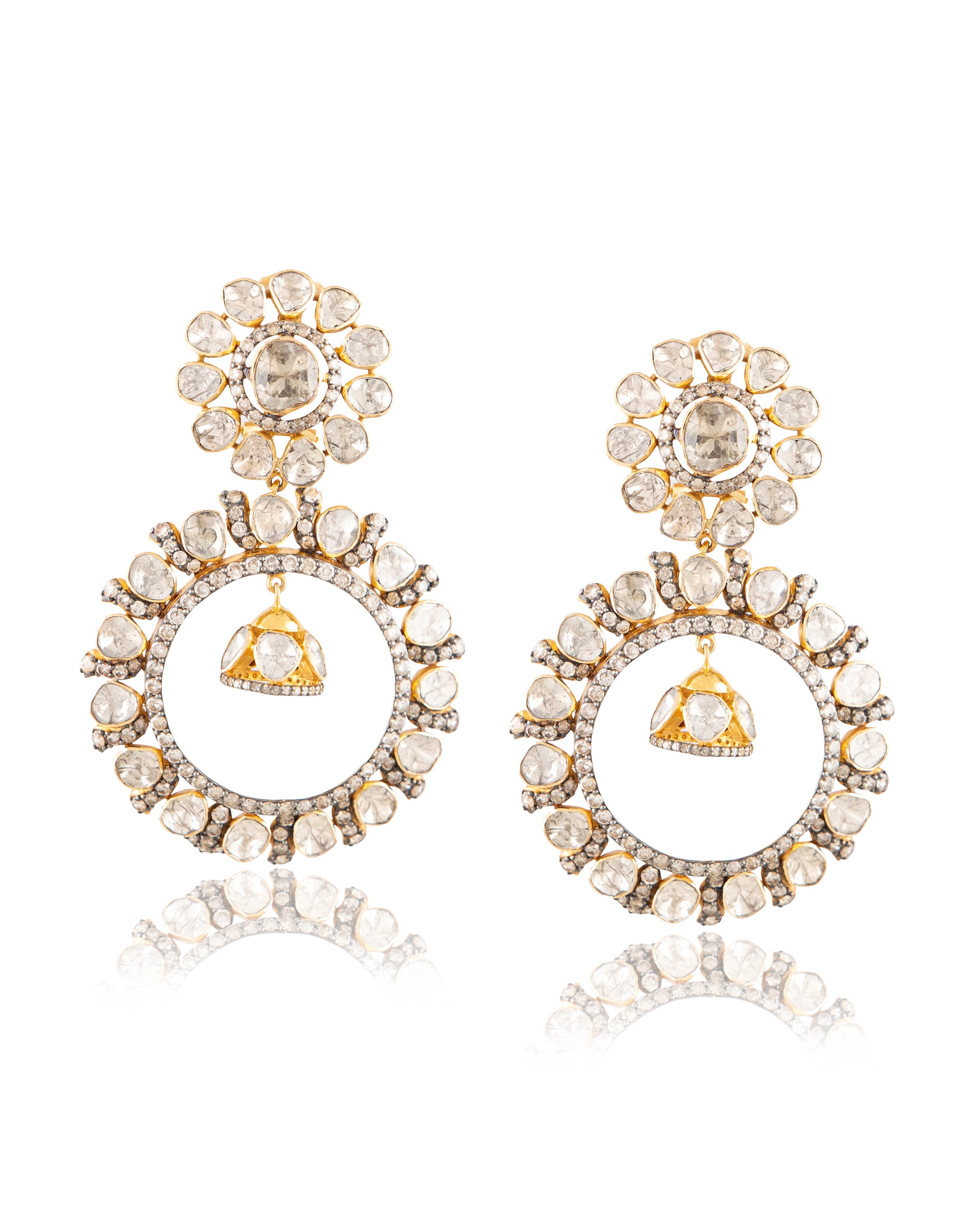 Kashika Polki And Diamond Chandbalis