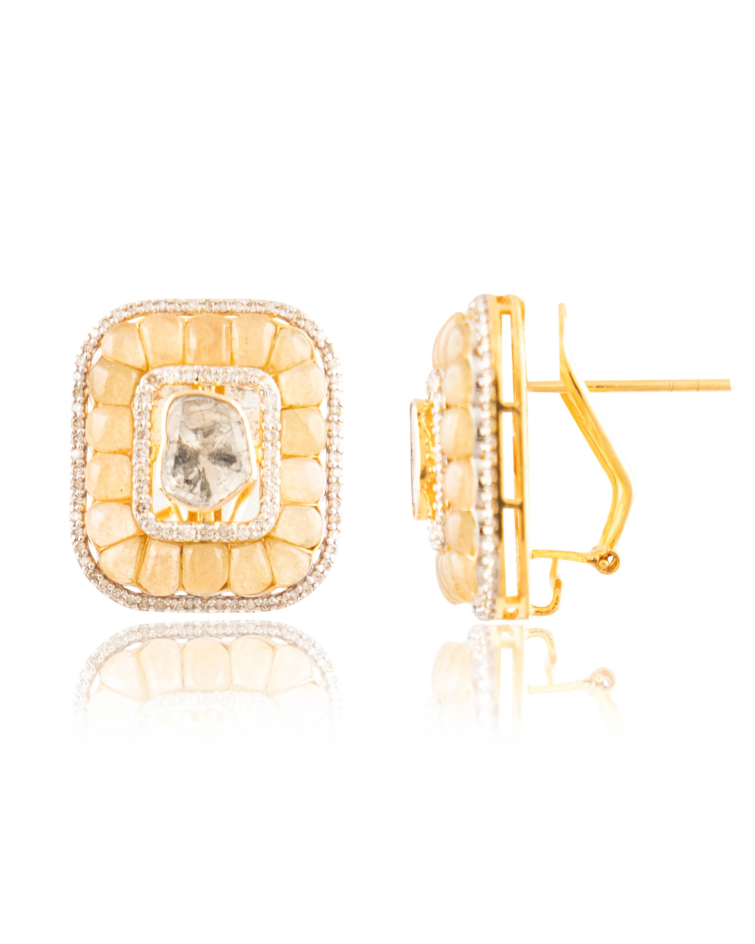 Archana Polki And Diamond Tops