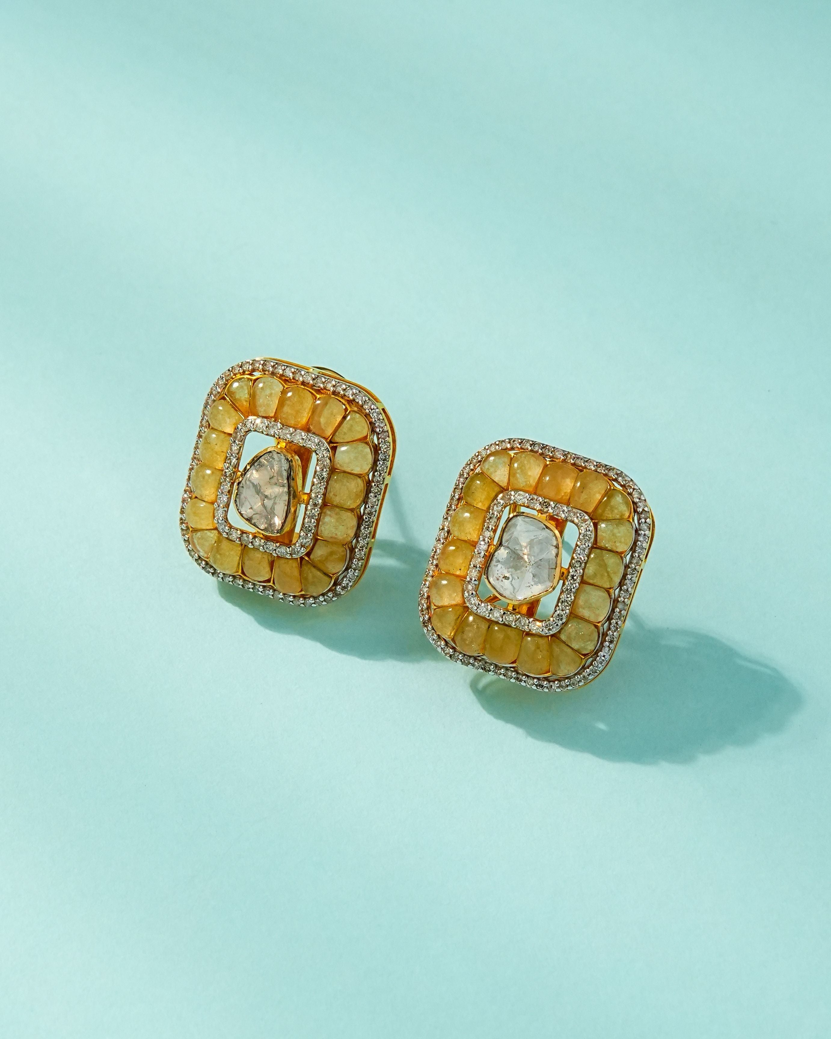 Archana Polki And Diamond Tops