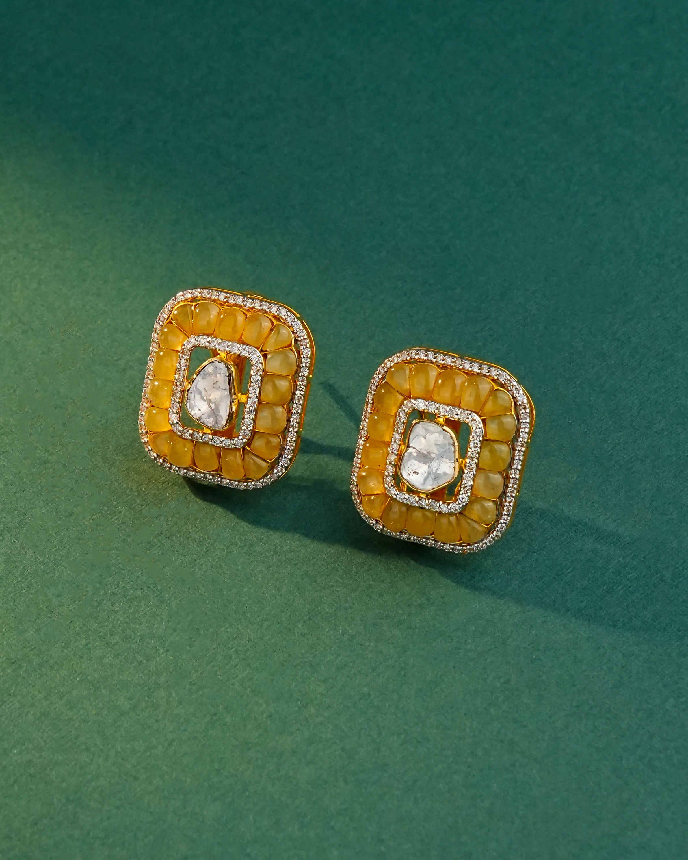 Archana Polki And Diamond Tops