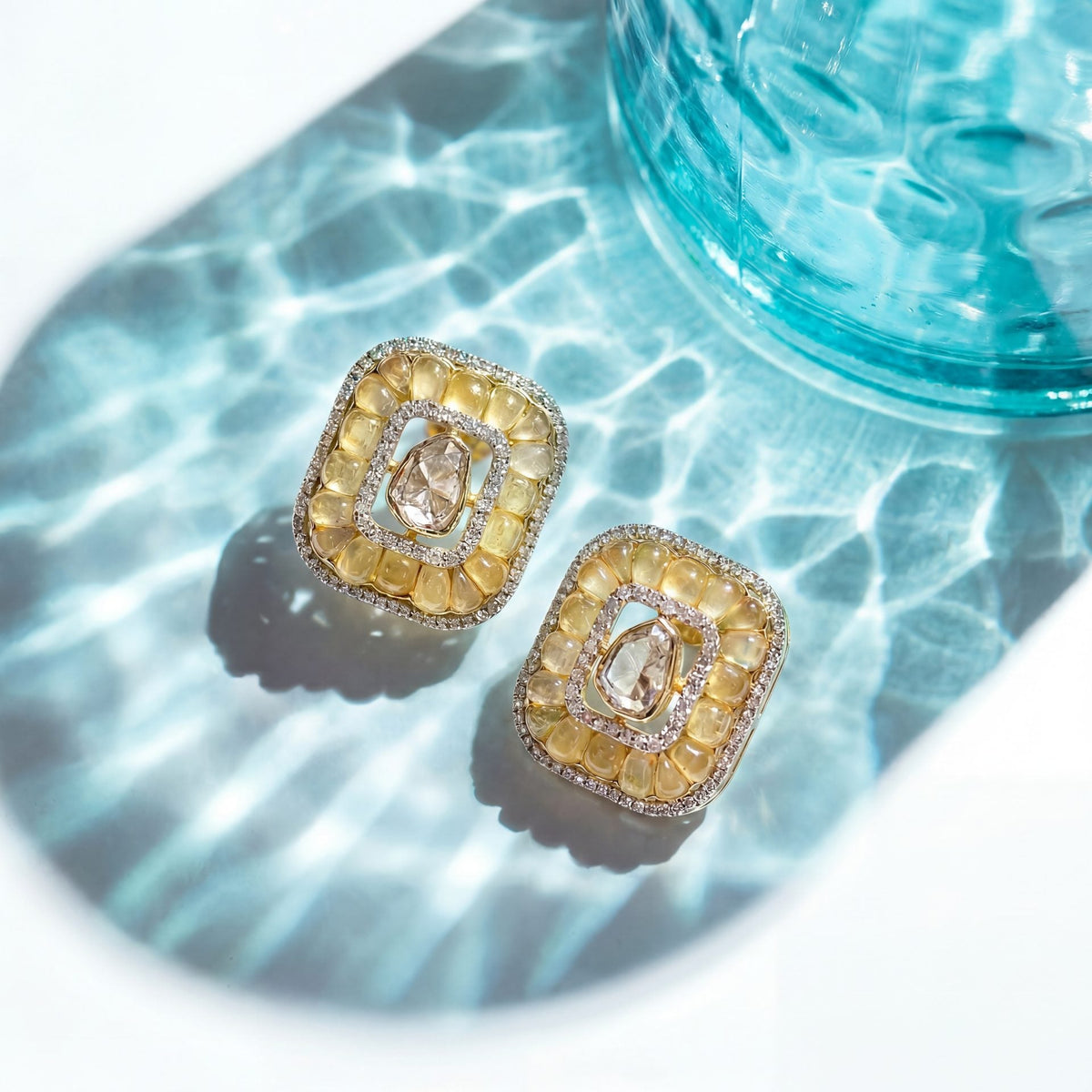 Archana Polki And Diamond Tops