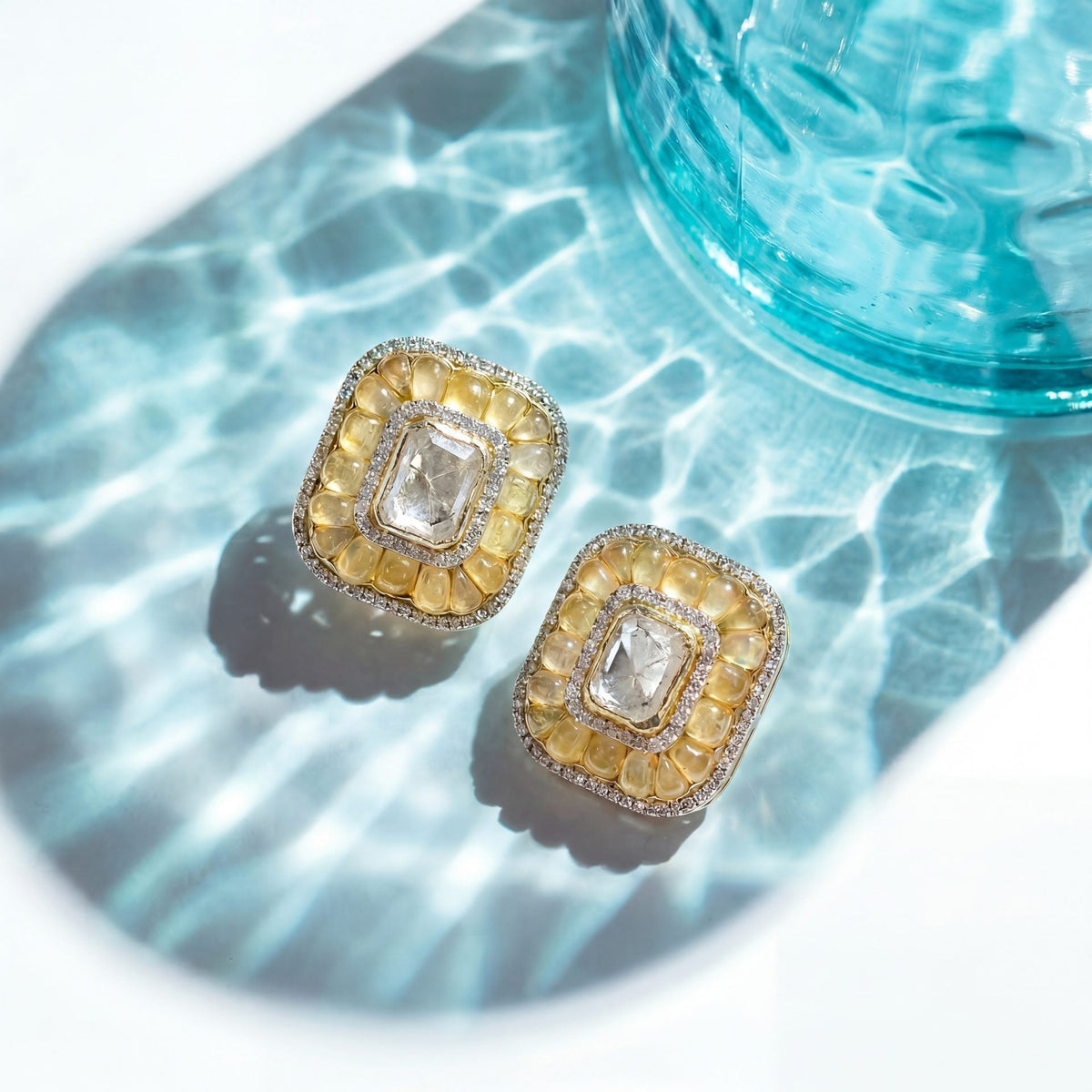 Archana Polki And Diamond Tops