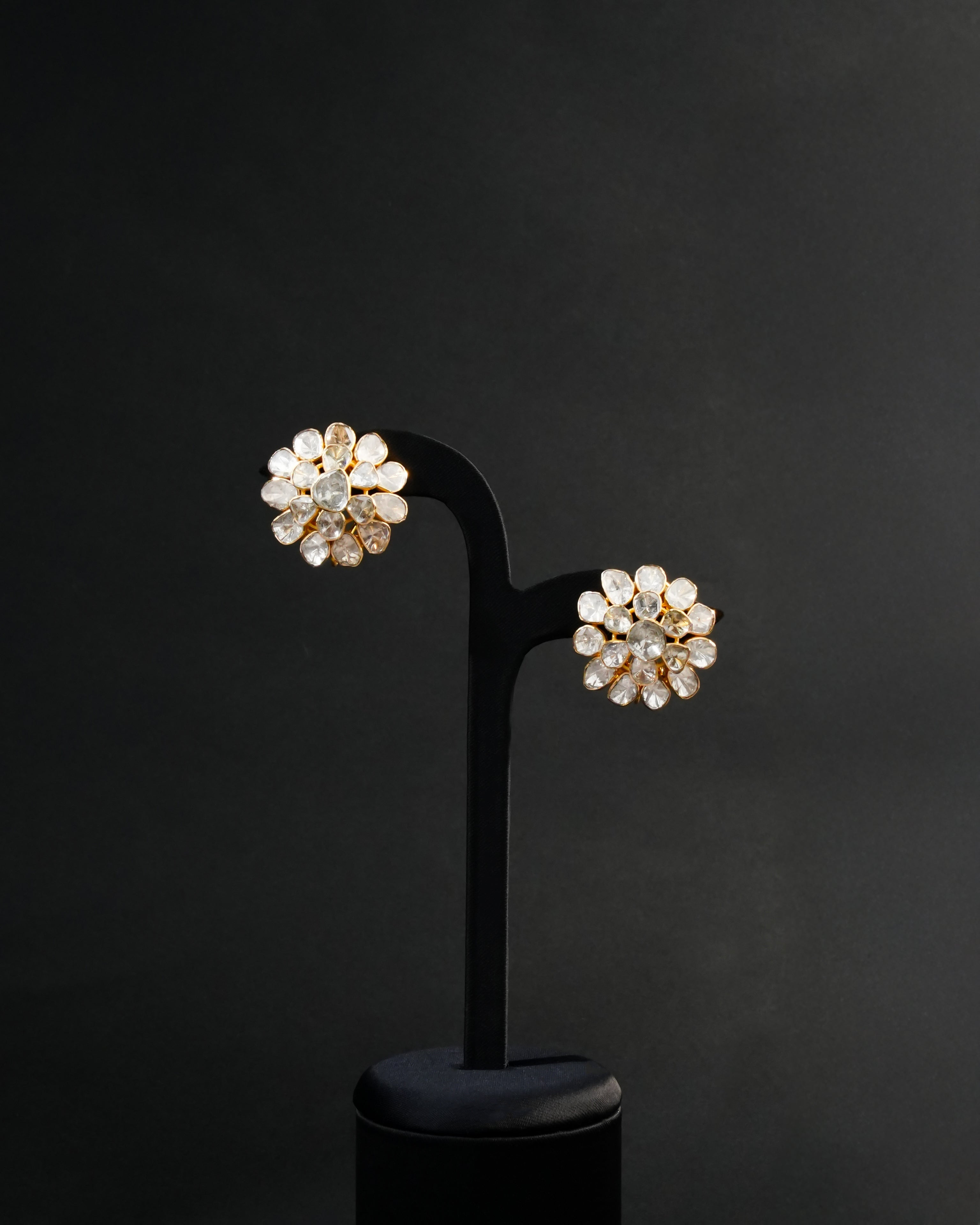 Polvina Polki Long Earrings