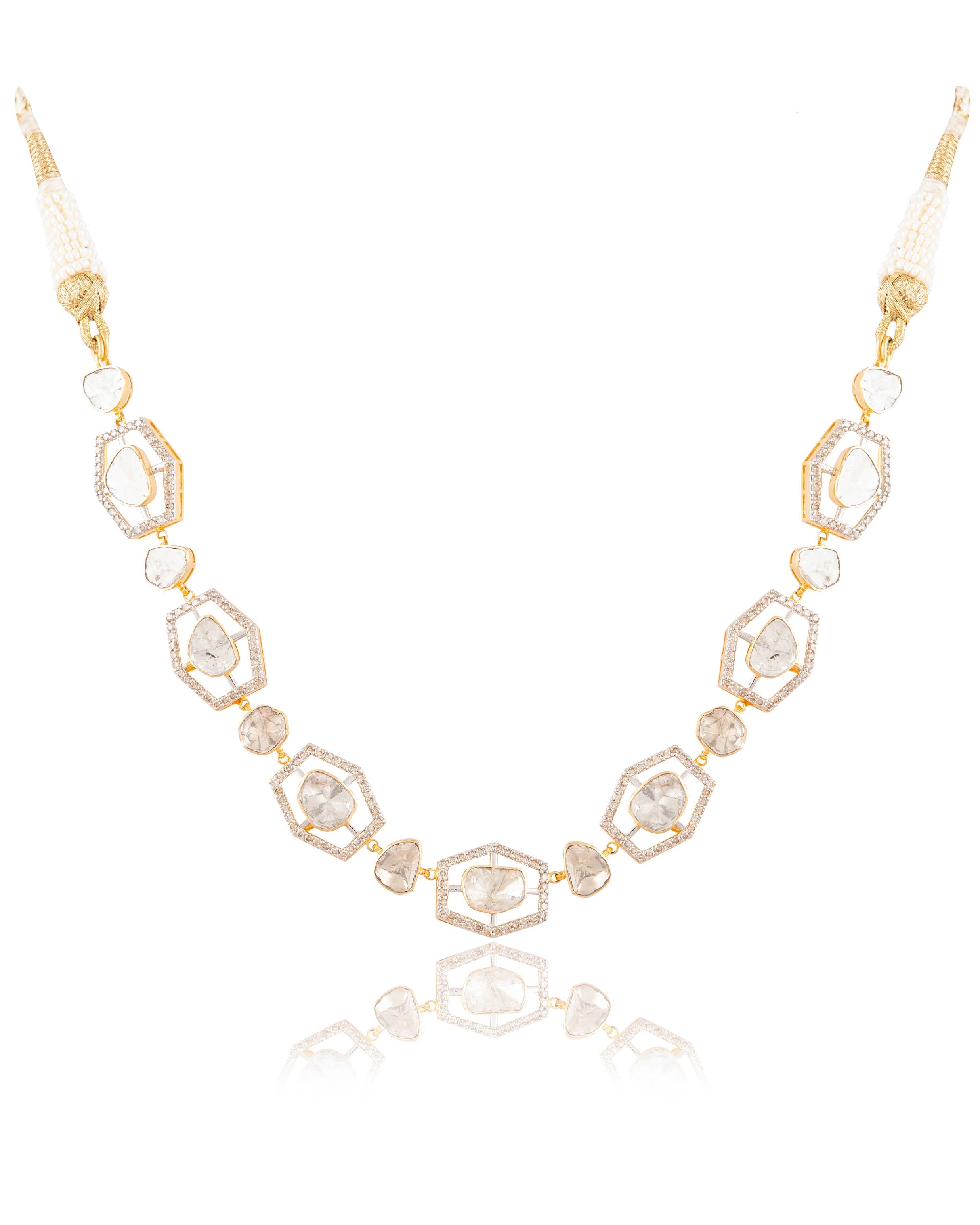 Kashish Polki And Diamond Choker