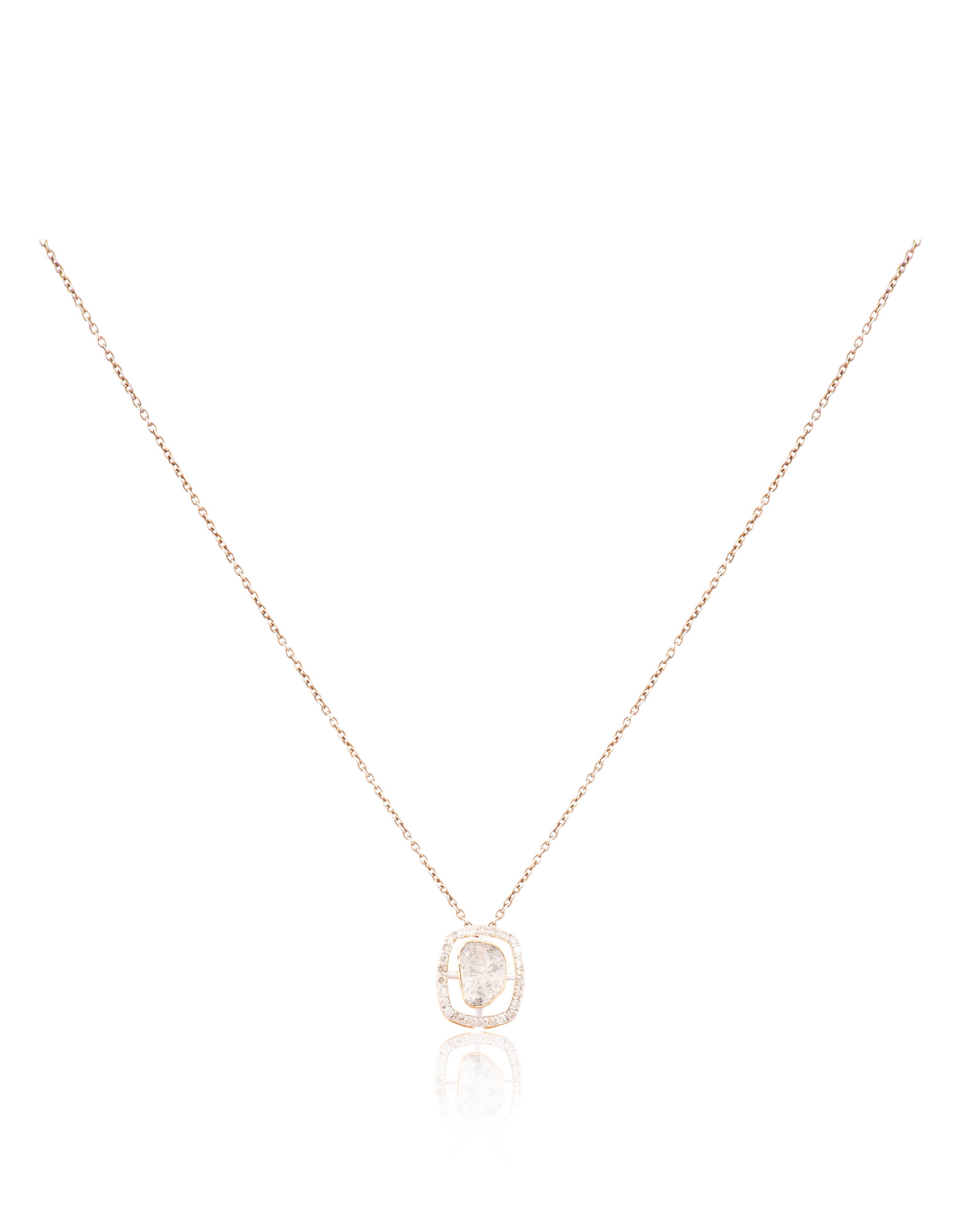 Suman Pendant And Nimmy Tops Polki And Diamond Set