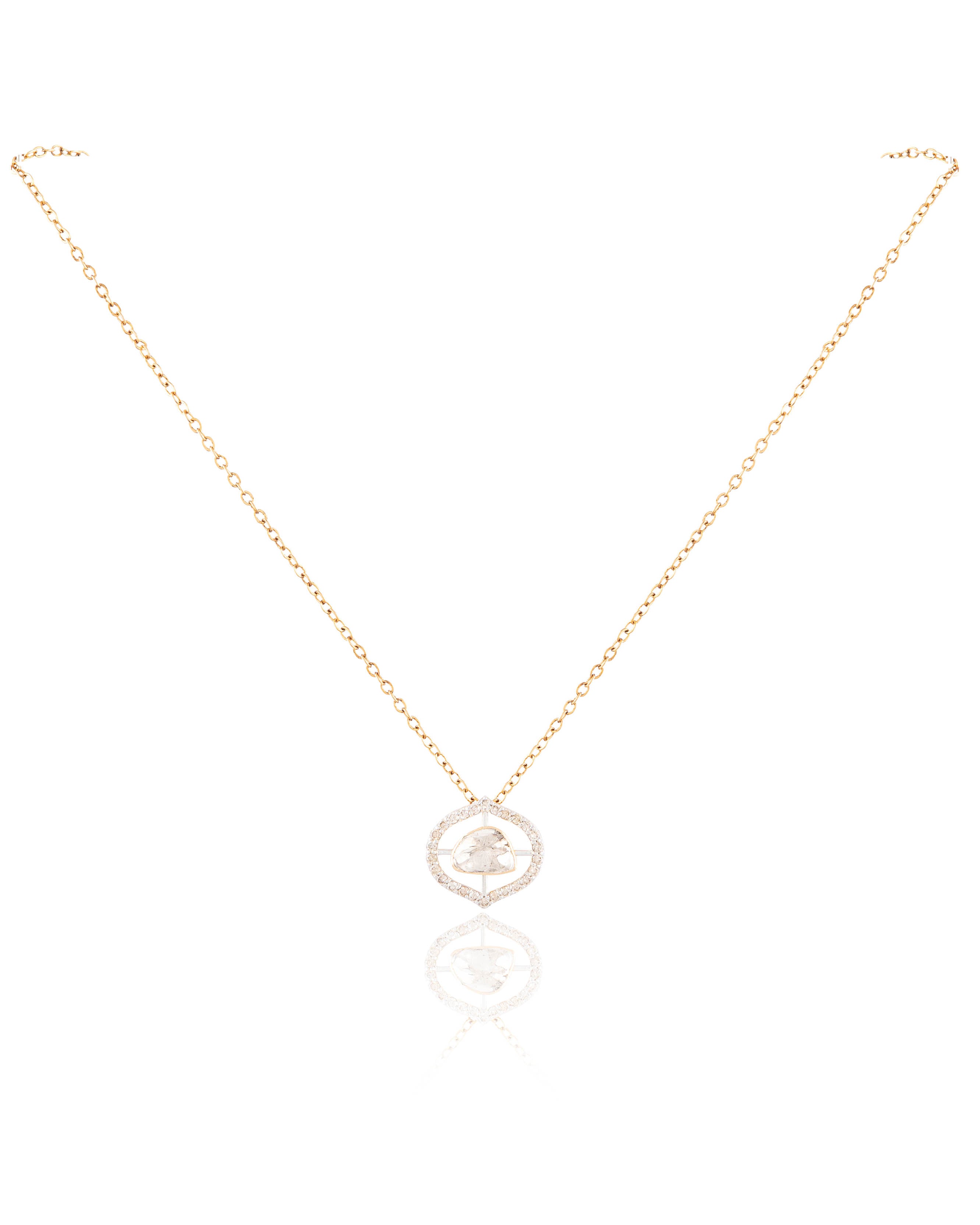 Tanushree Polki And Diamond Pendant