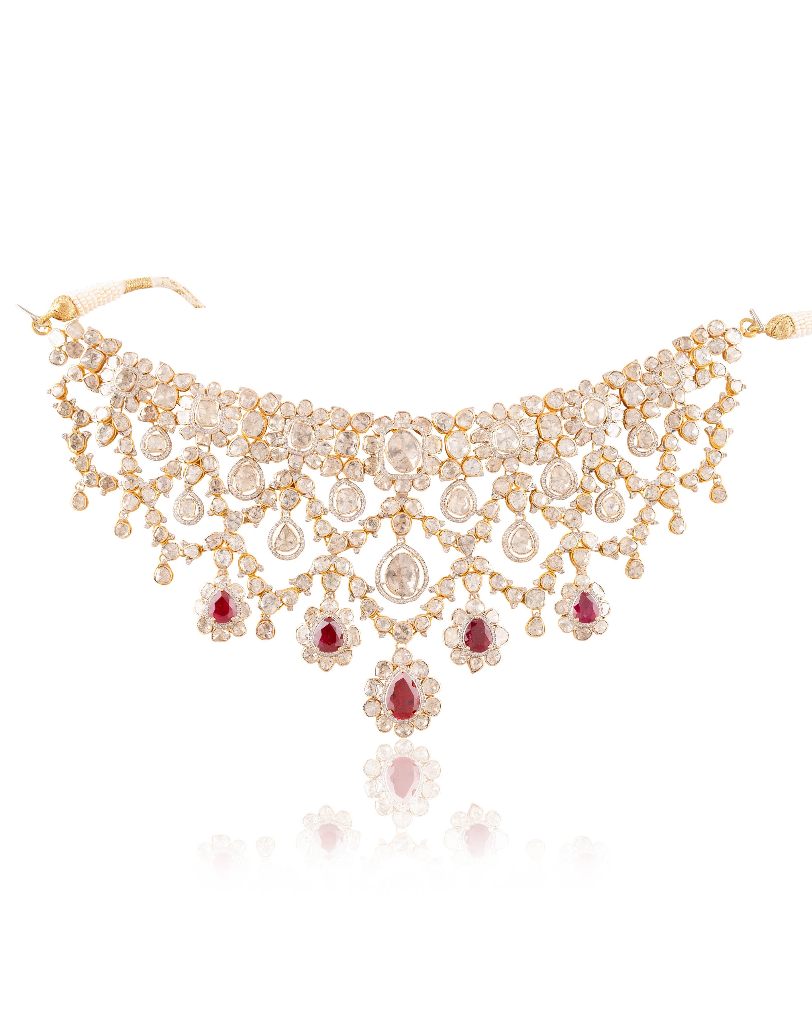 Vrishaa Polki And Diamond Necklace