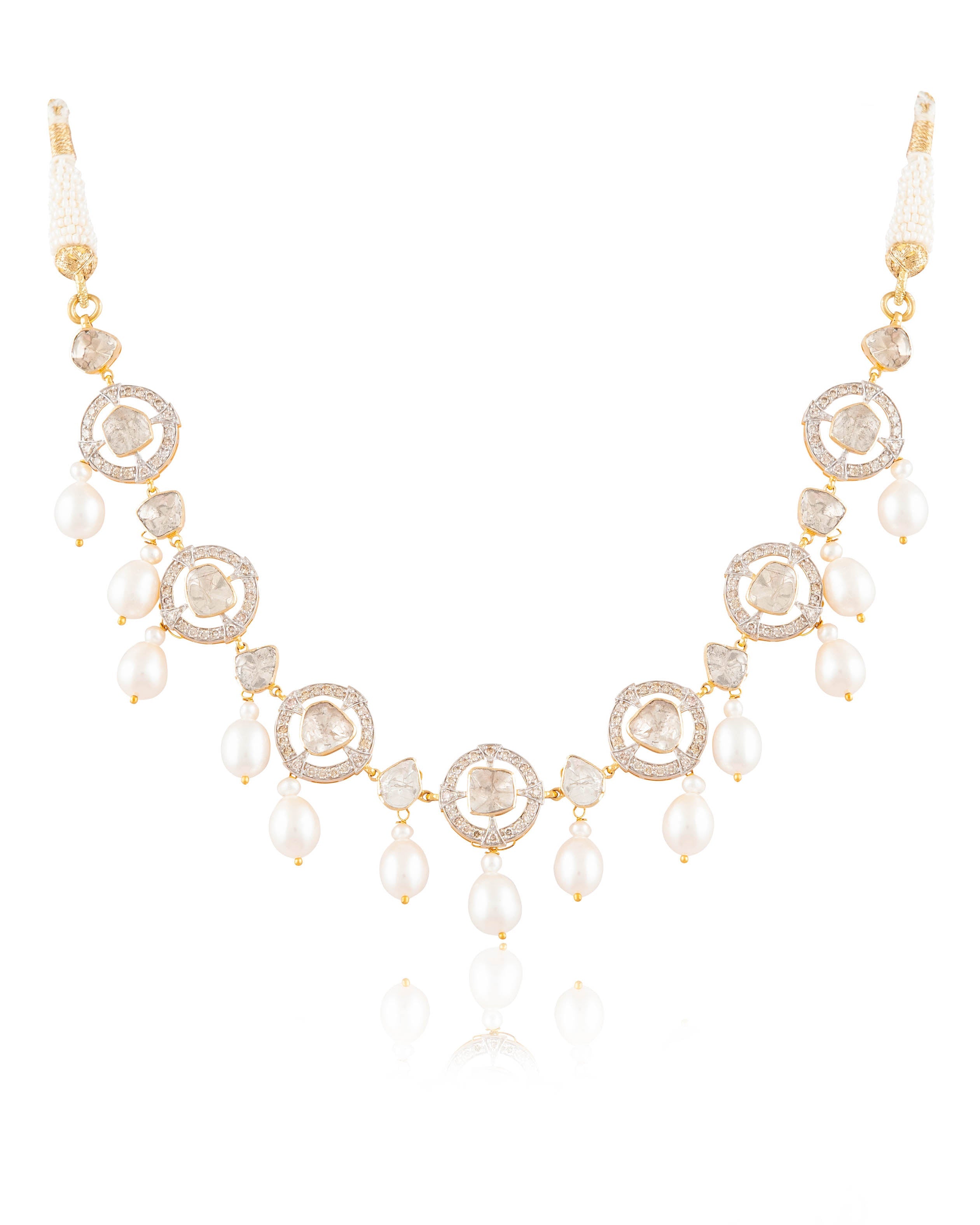 Zyra Polki And Diamond Choker