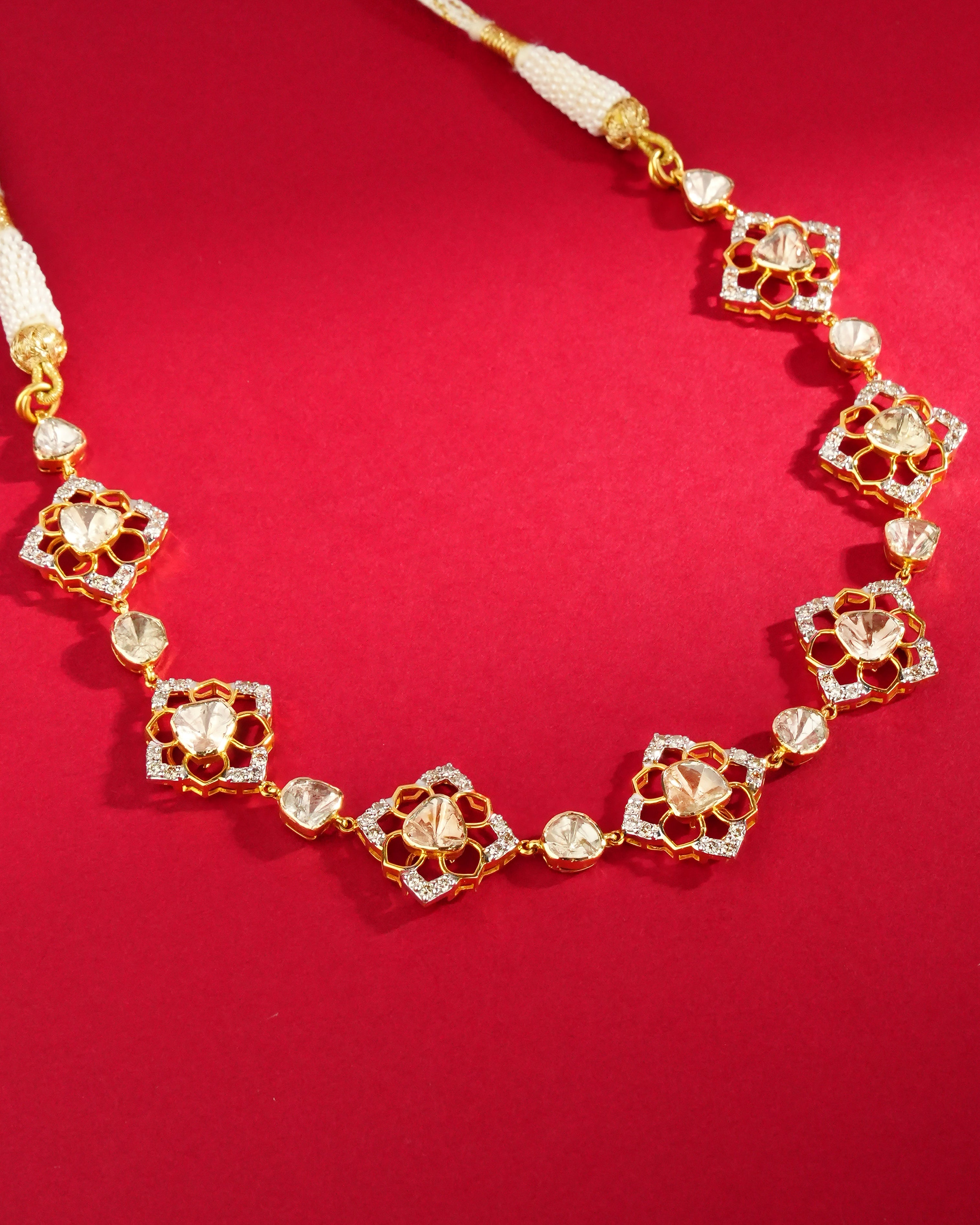 Meera Polki And Diamond Choker