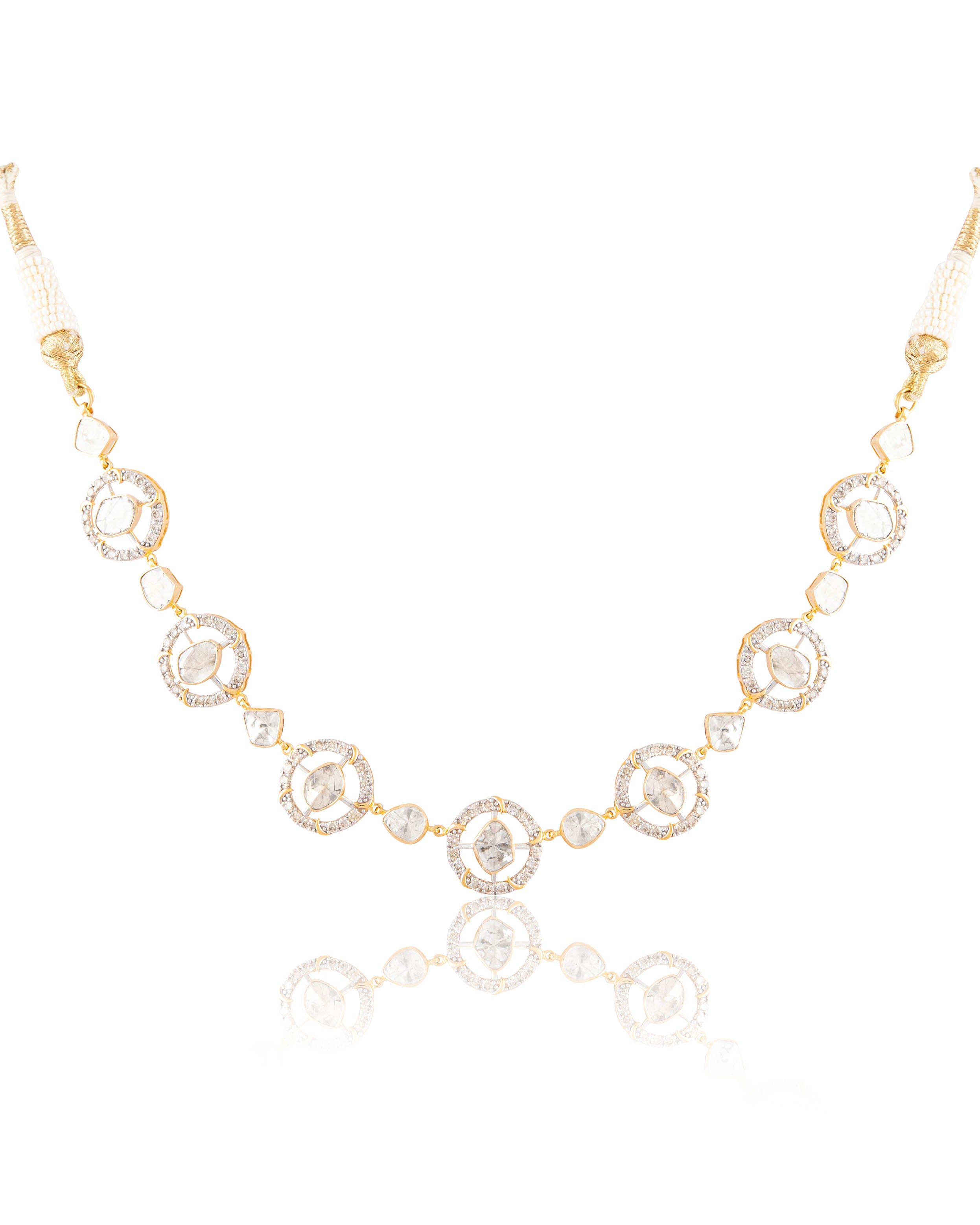 Amrin Polki And Diamond Choker