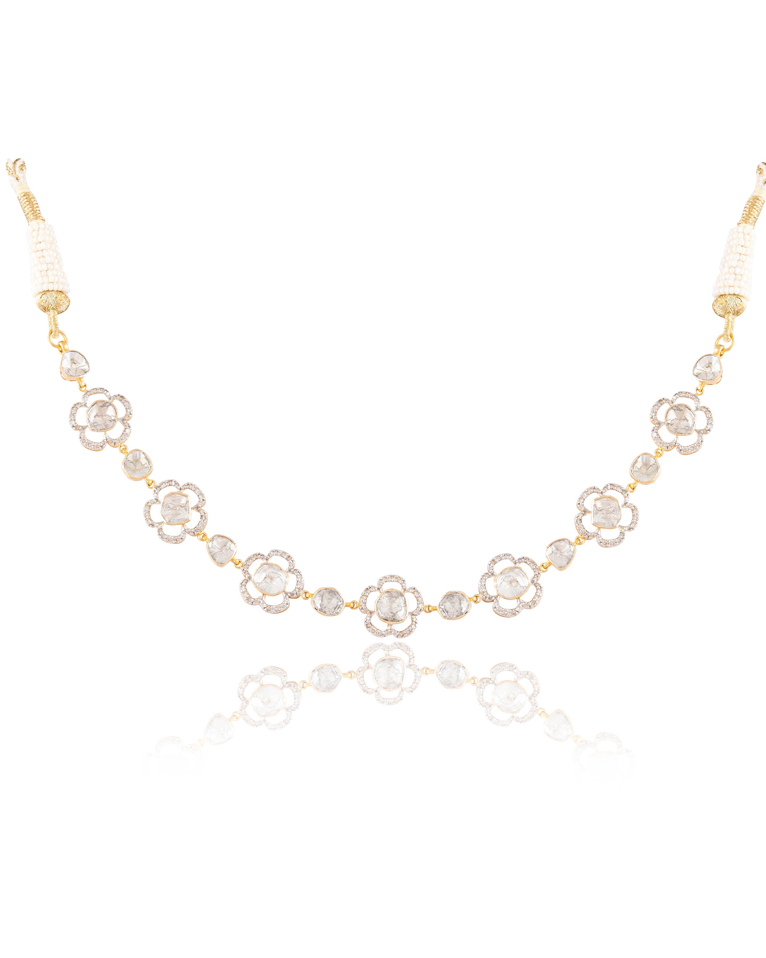 Zonia Polki And Diamond Choker